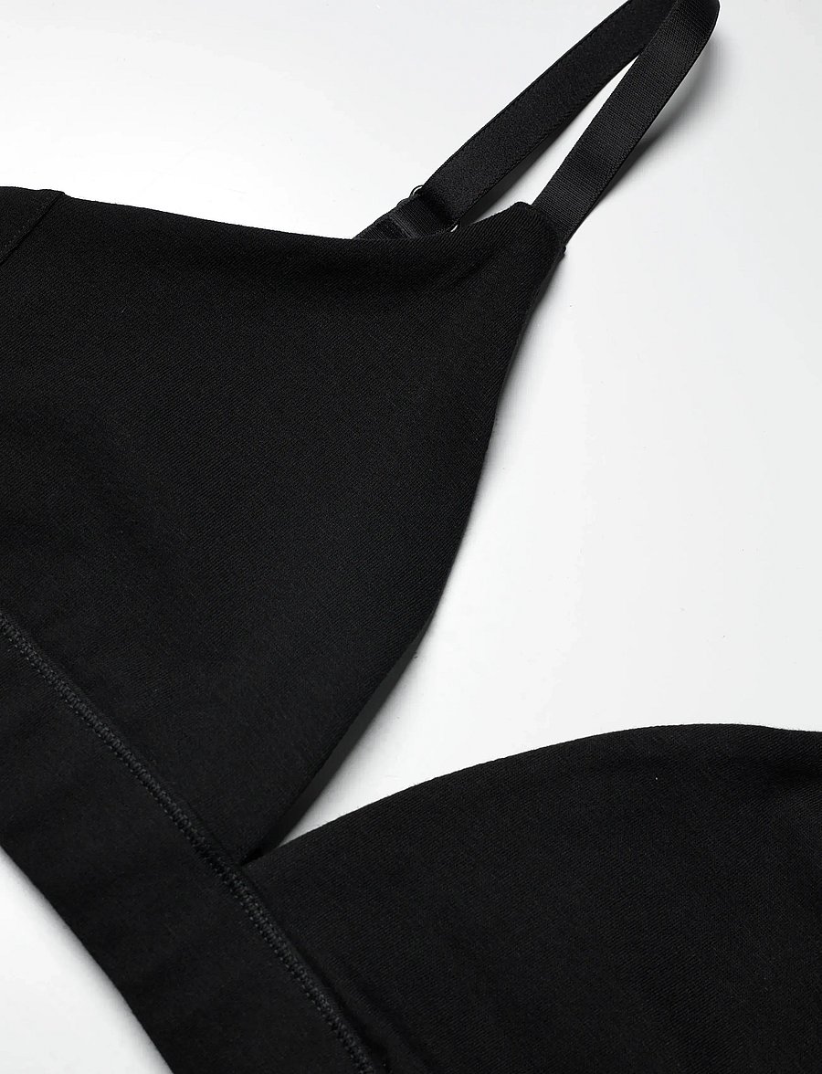 Organic Basics - Core Triangle Bra - rinnahoidja - black - 2