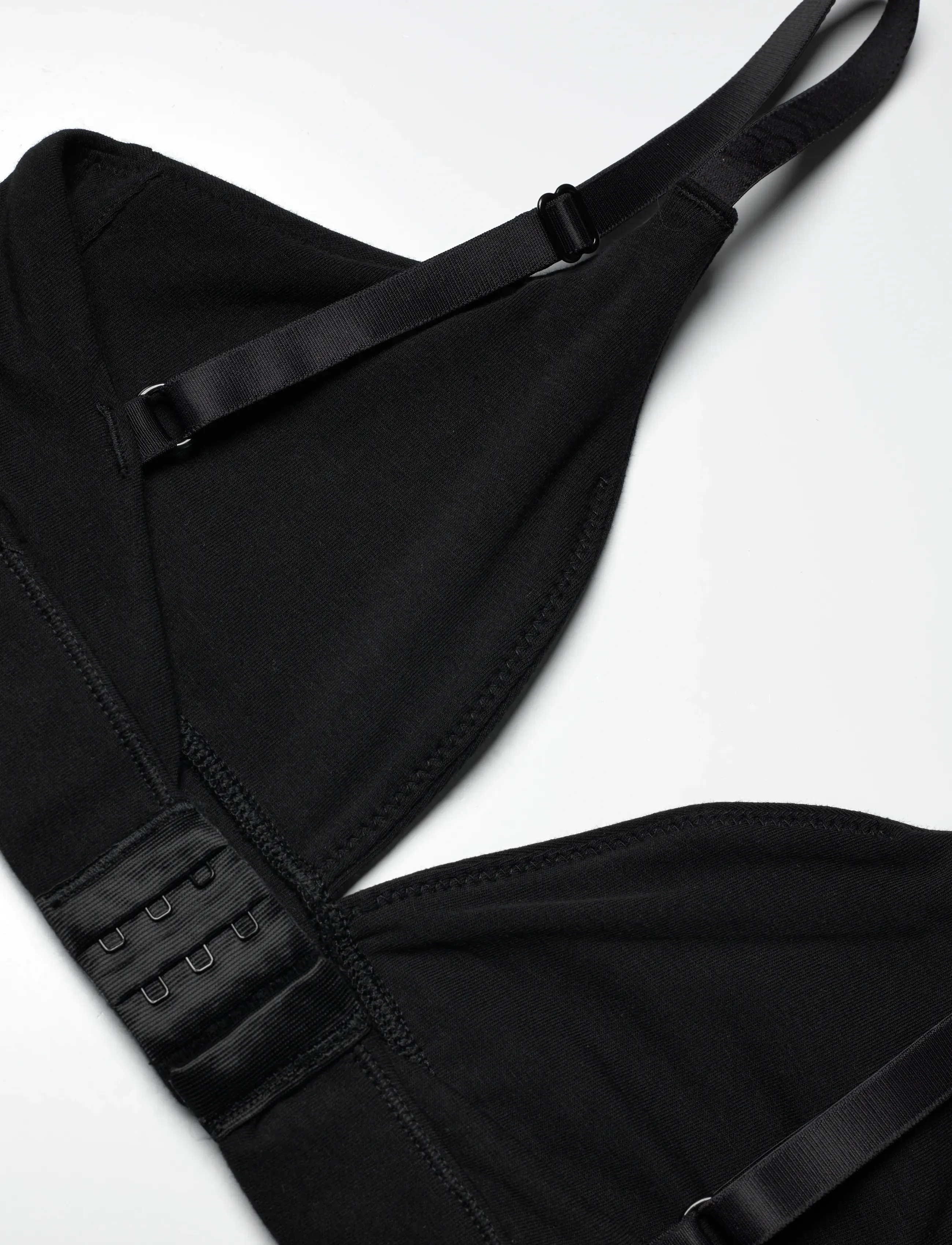 Organic Basics - Core Triangle Bra - rinnahoidja - black - 3