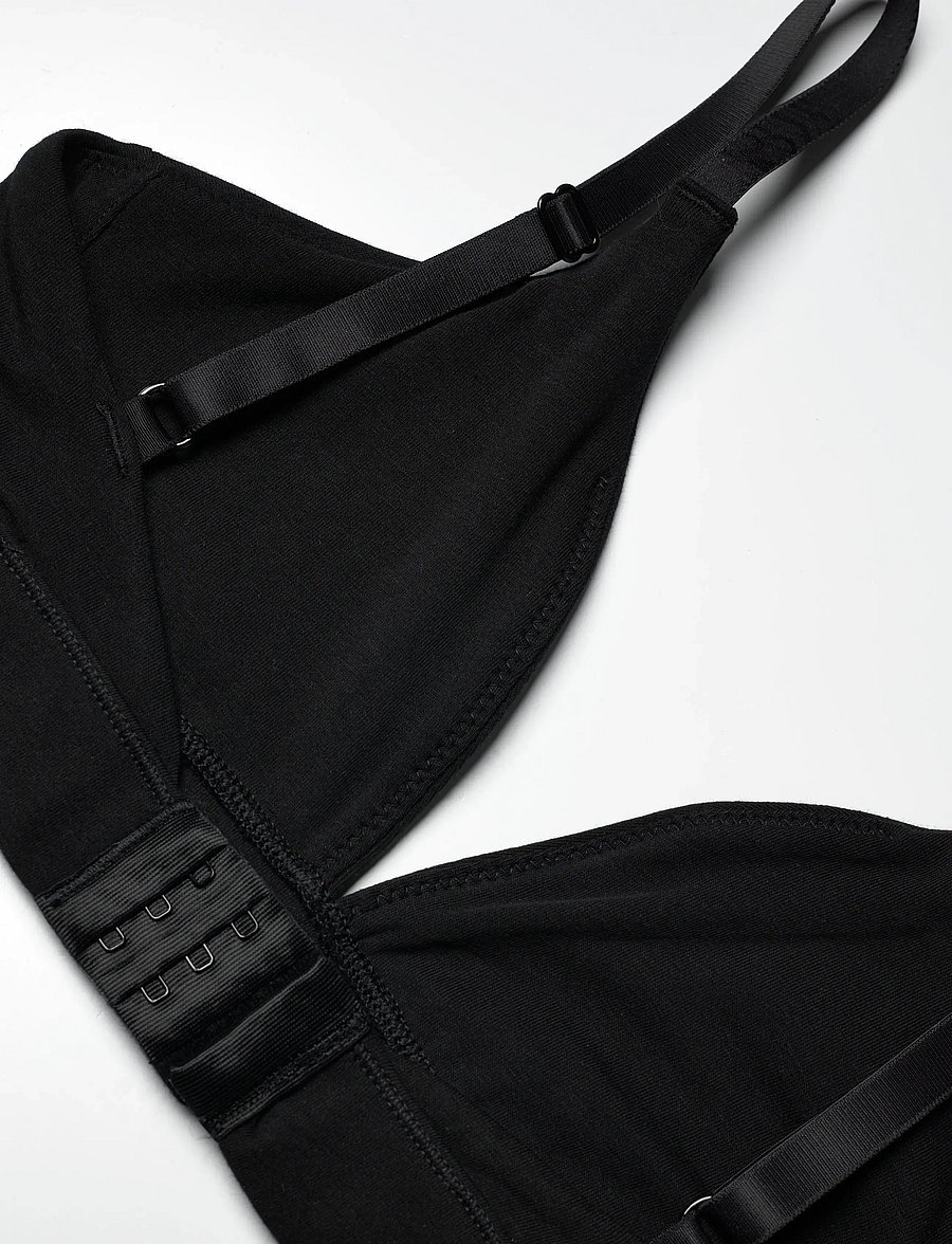 Organic Basics - Core Triangle Bra - rinnahoidja - black - 3