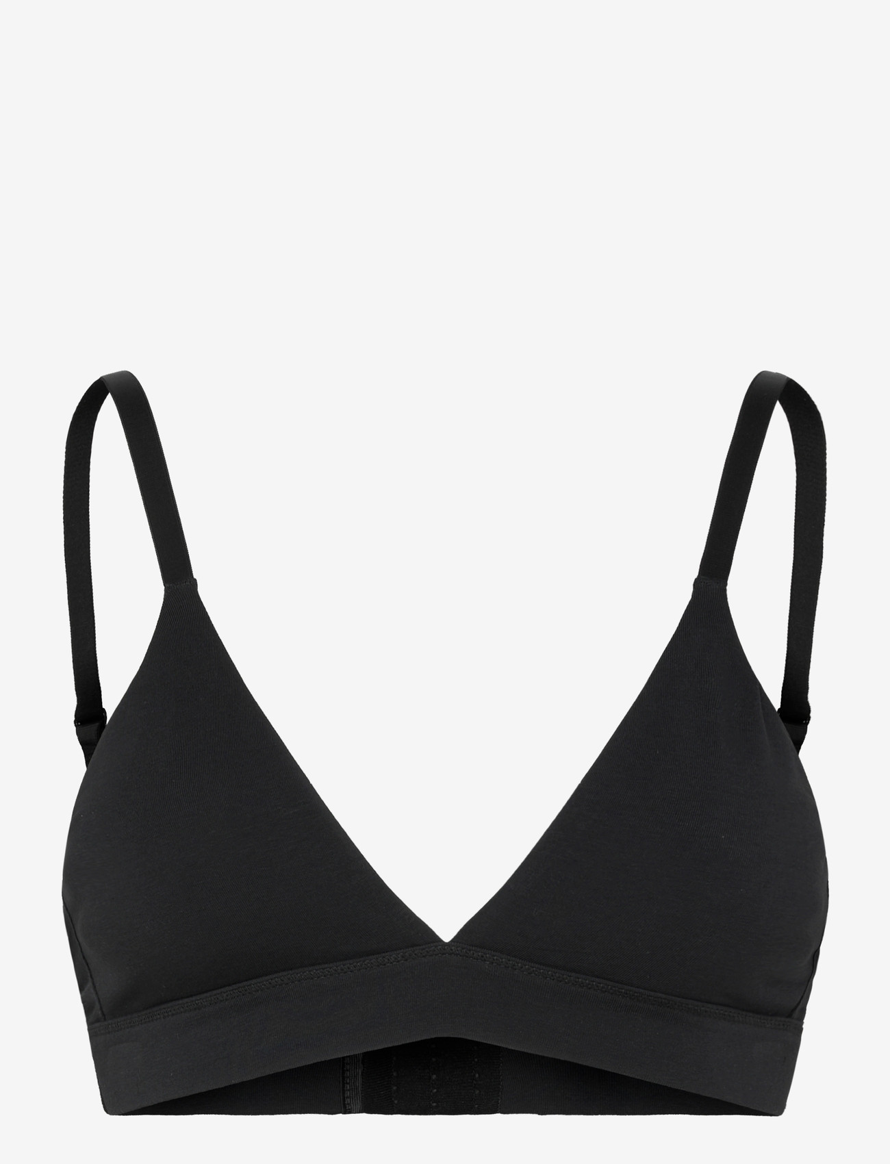 Organic Basics - Core Triangle Bra - bralette - black - 0