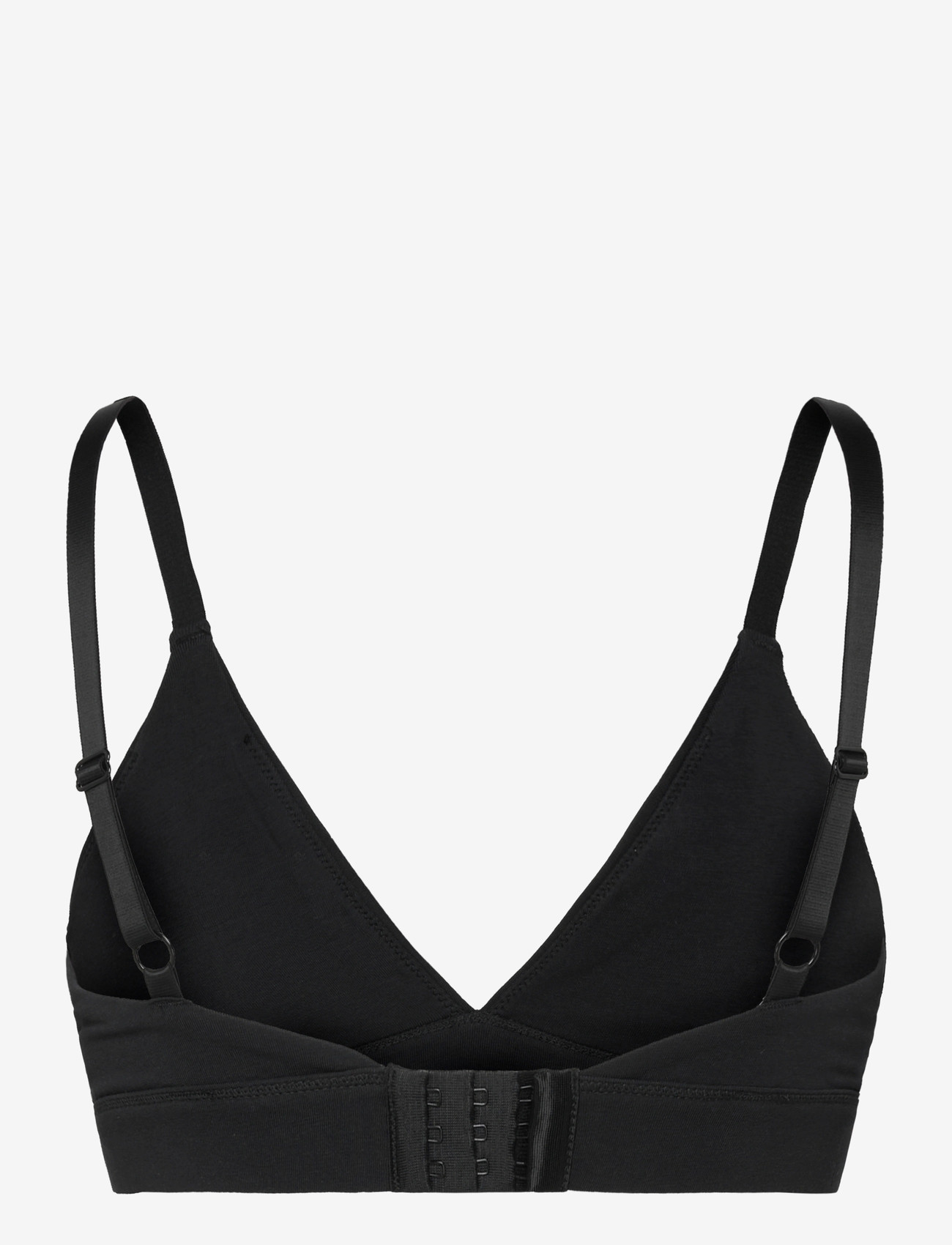 Organic Basics - Core Triangle Bra - bralette - black - 1