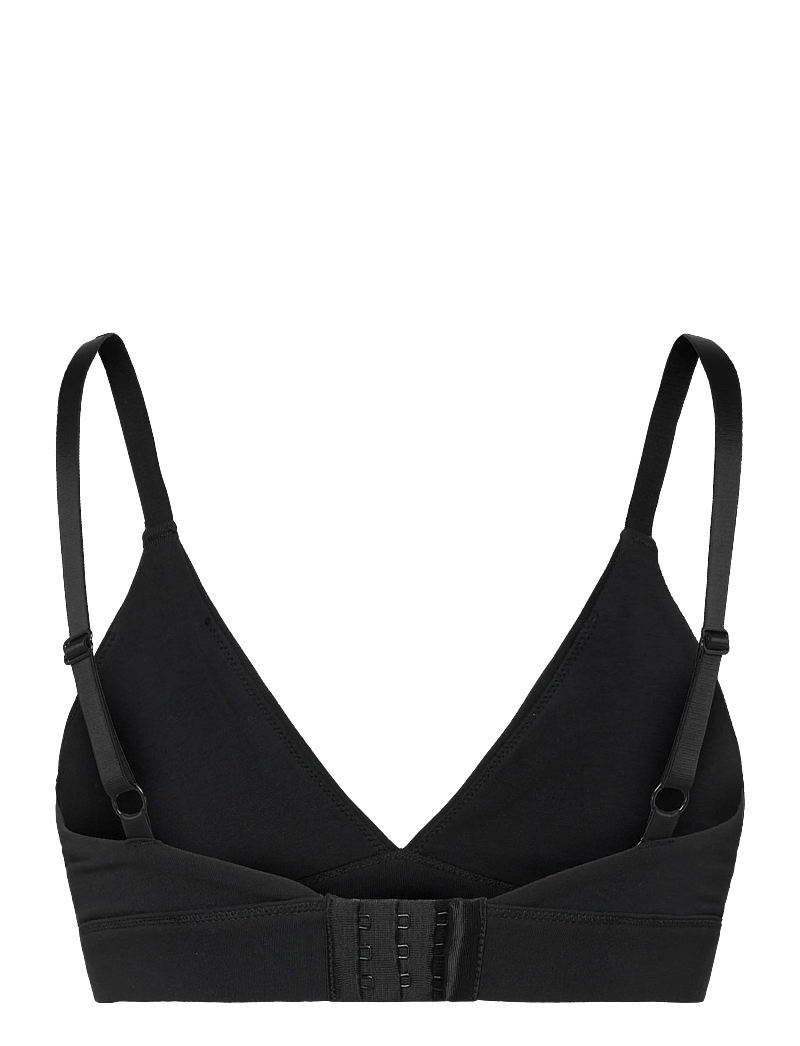 Organic Basics - Core Triangle Bra - bralette - black - 1