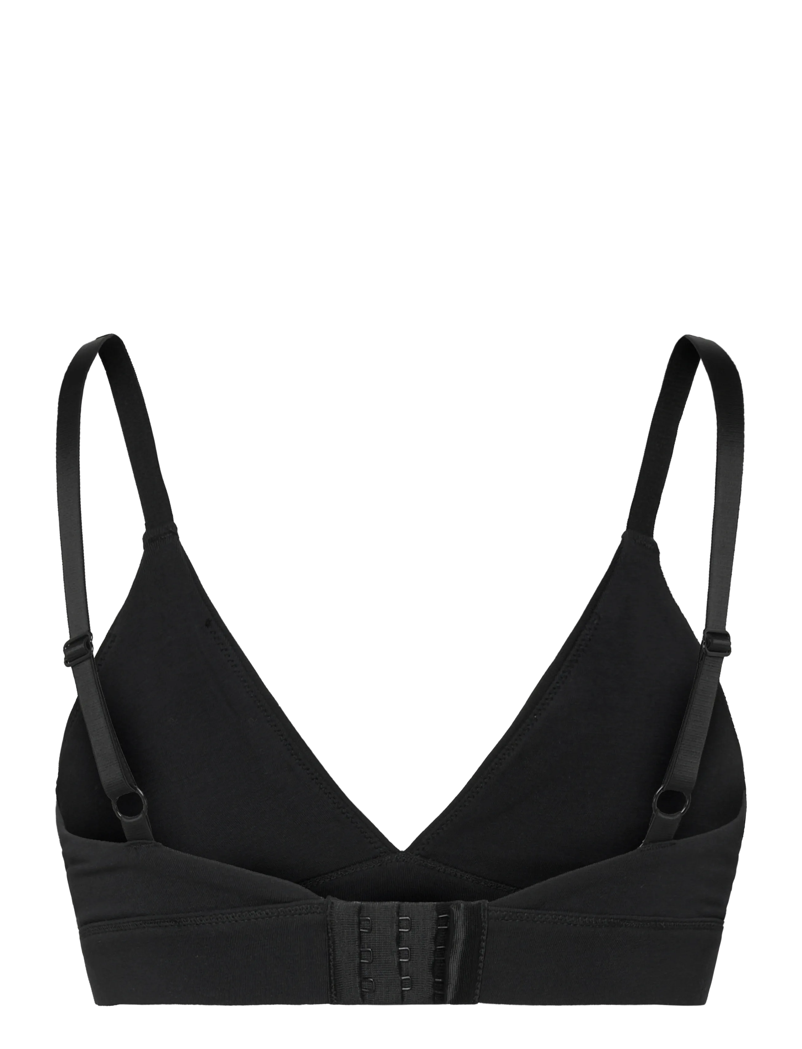 Organic Basics - Core Triangle Bra - braletki - black - 1