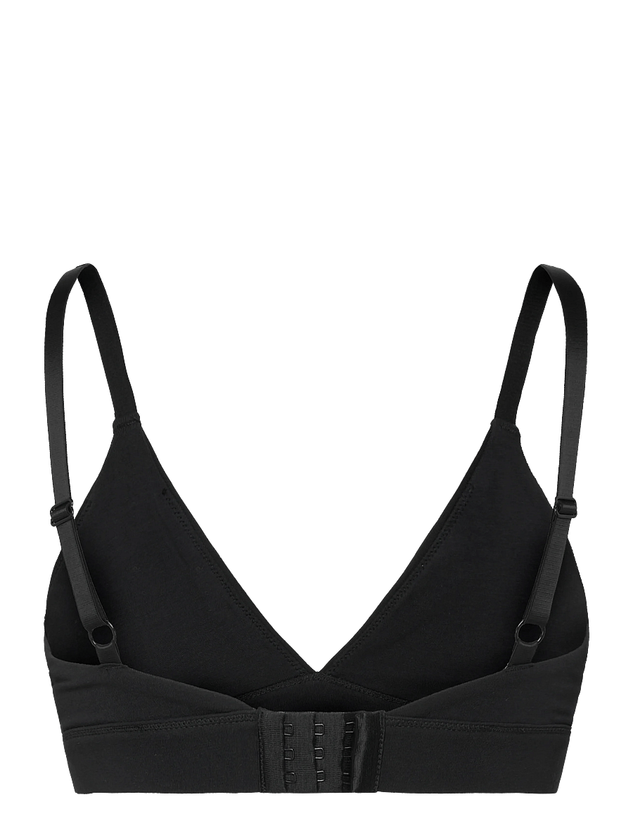 Organic Basics - Core Triangle Bra - bralette - black - 1