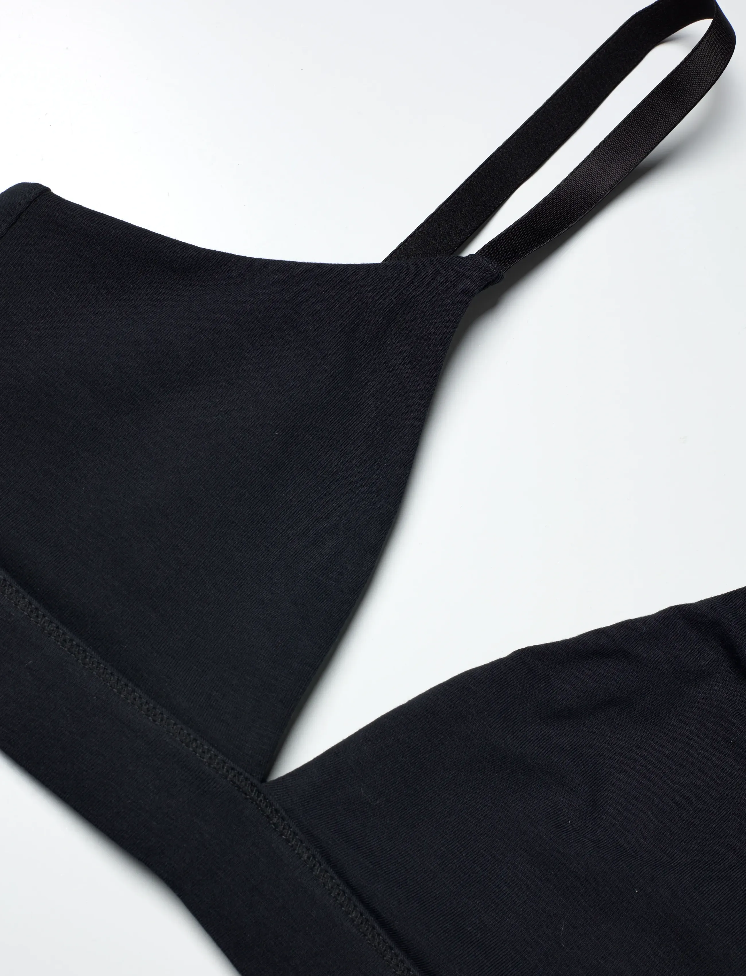Organic Basics - Core Triangle Bra - braletki - black - 2