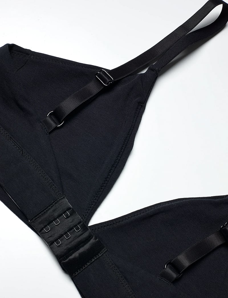 Organic Basics - Core Triangle Bra - bralette - black - 3
