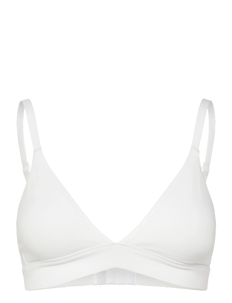 Organic Basics - Core Triangle Bra - bralette - white - 0