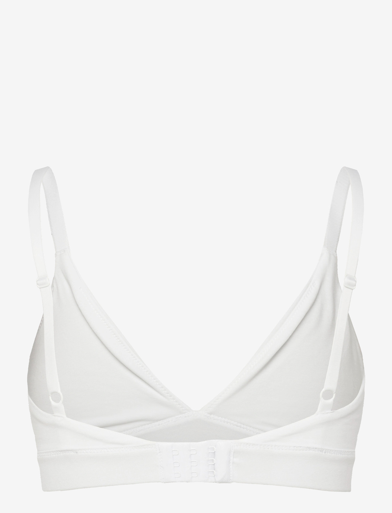 Organic Basics - Core Triangle Bra - bralette - white - 1