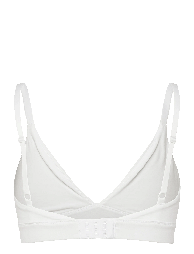 Organic Basics - Core Triangle Bra - bralette - white - 1