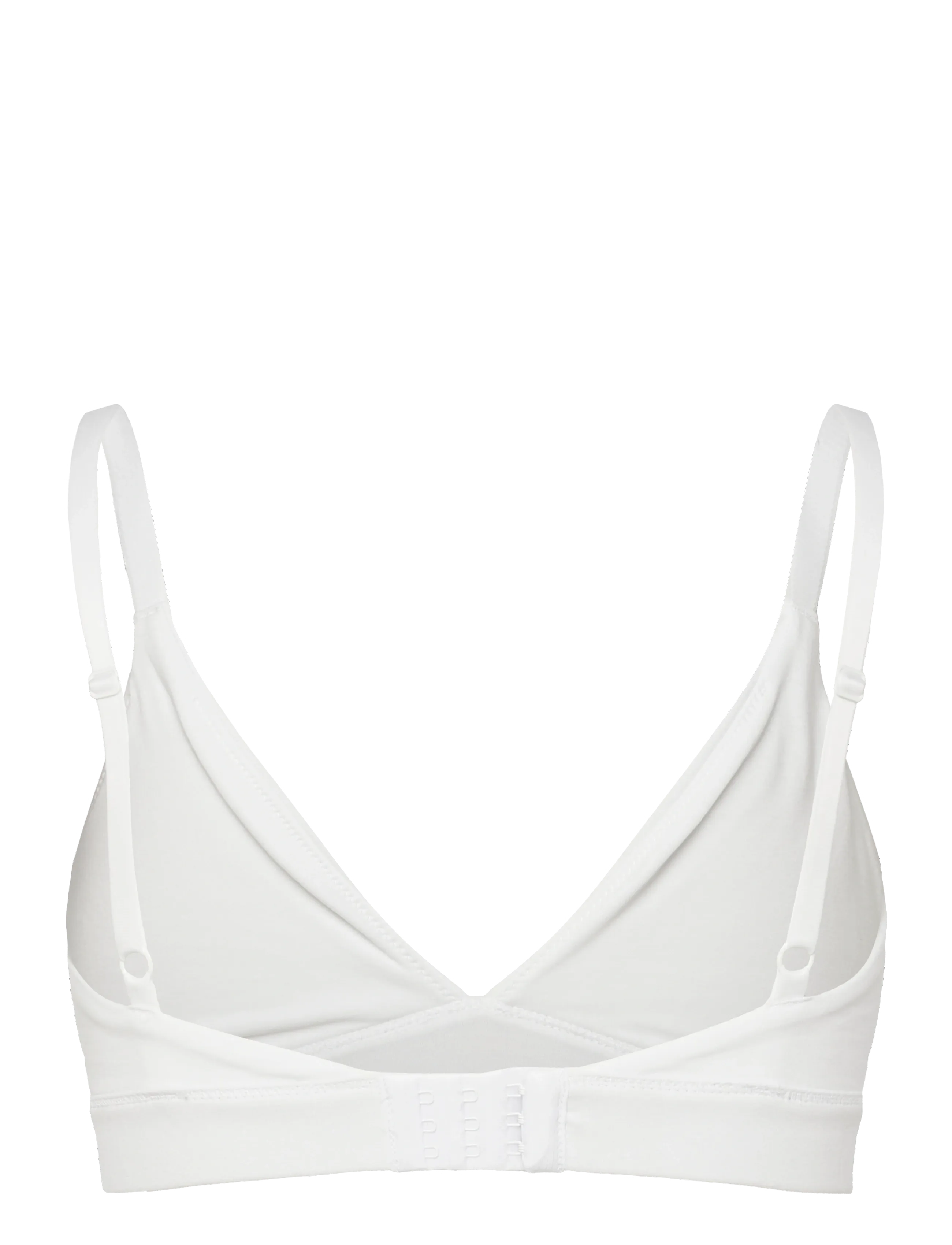 Organic Basics - Core Triangle Bra - bralette - white - 1