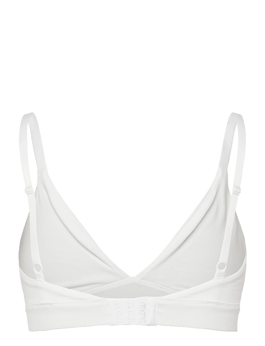 Organic Basics - Core Triangle Bra - bralette - white - 1