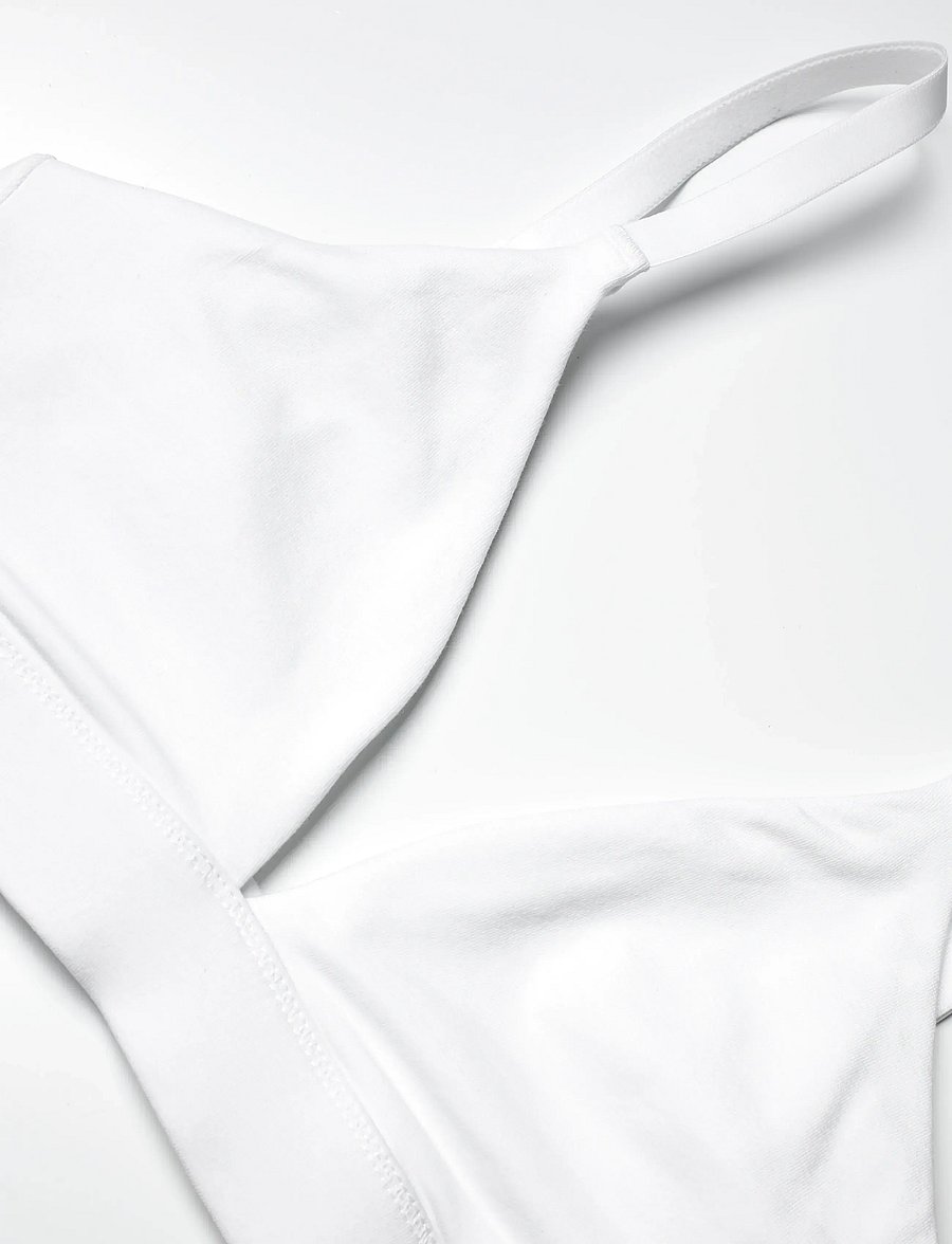 Organic Basics - Core Triangle Bra - bralette - white - 2