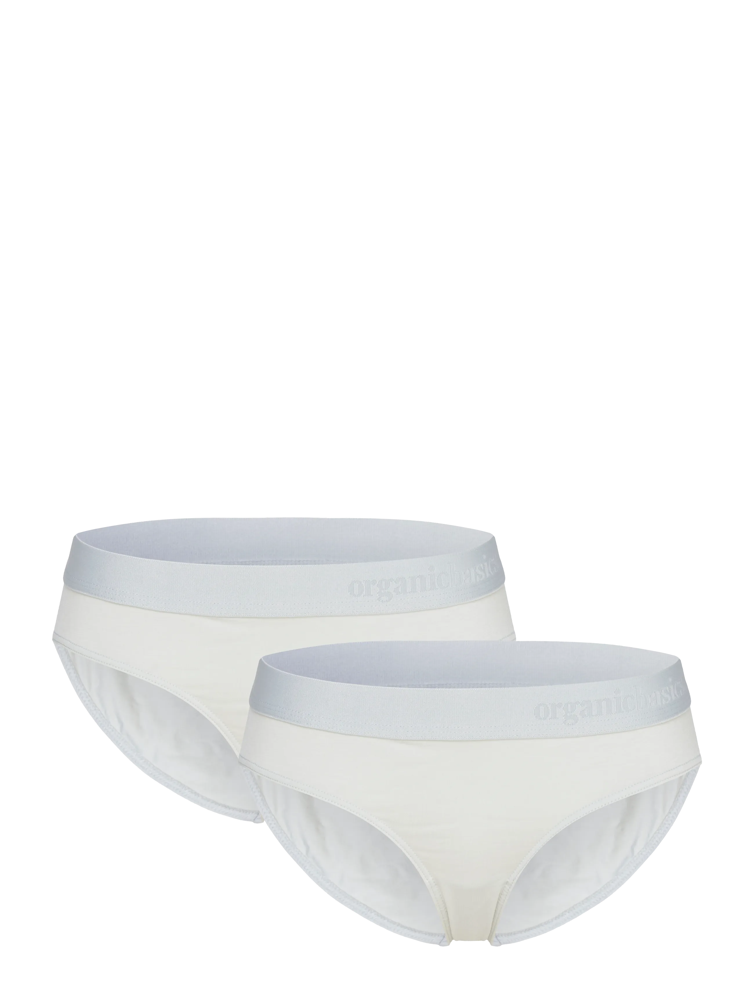 ORGANIC BASICS Soft Touch Briefs 2-Pack Cream - L - Damen