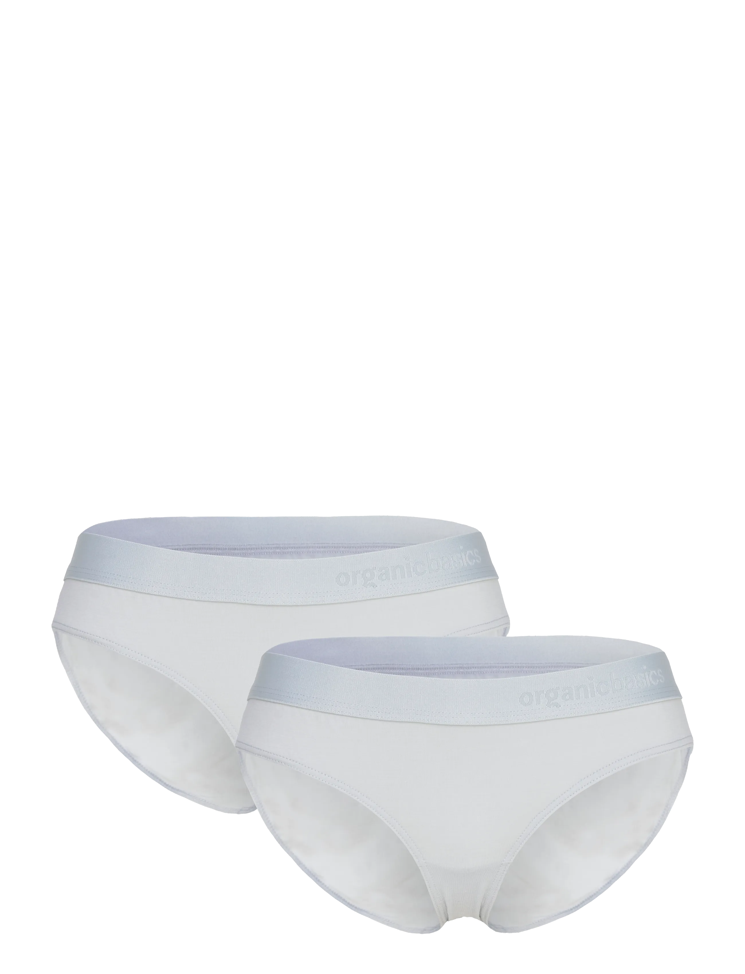 ORGANIC BASICS Soft Touch Briefs 2-Pack Blau - L - Damen