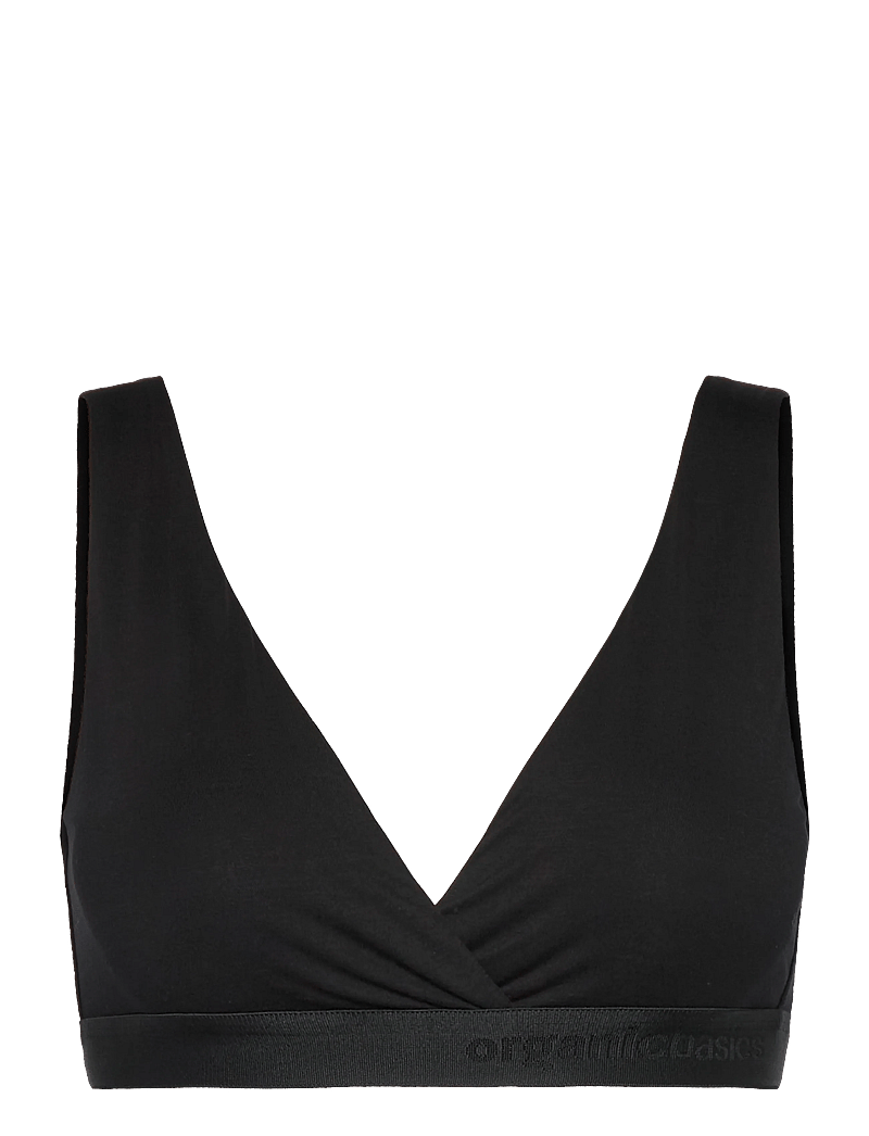 Organic Basics - Soft Touch Basic Bralette - bralette - black - 0