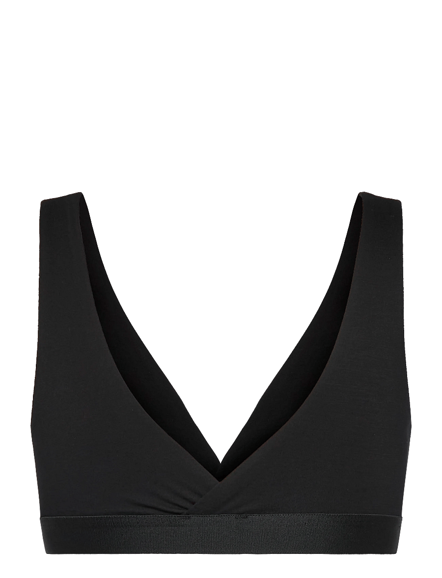 Organic Basics - Soft Touch Basic Bralette - bralette - black - 1