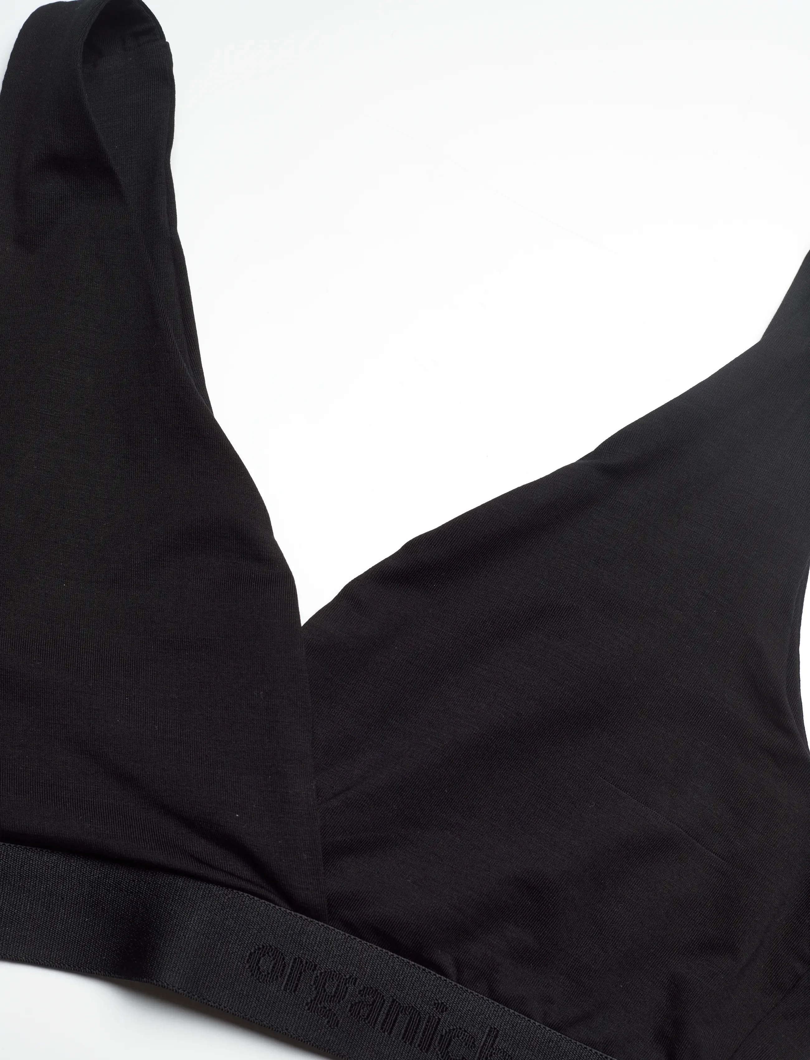 Organic Basics - Soft Touch Basic Bralette - bralette - black - 2