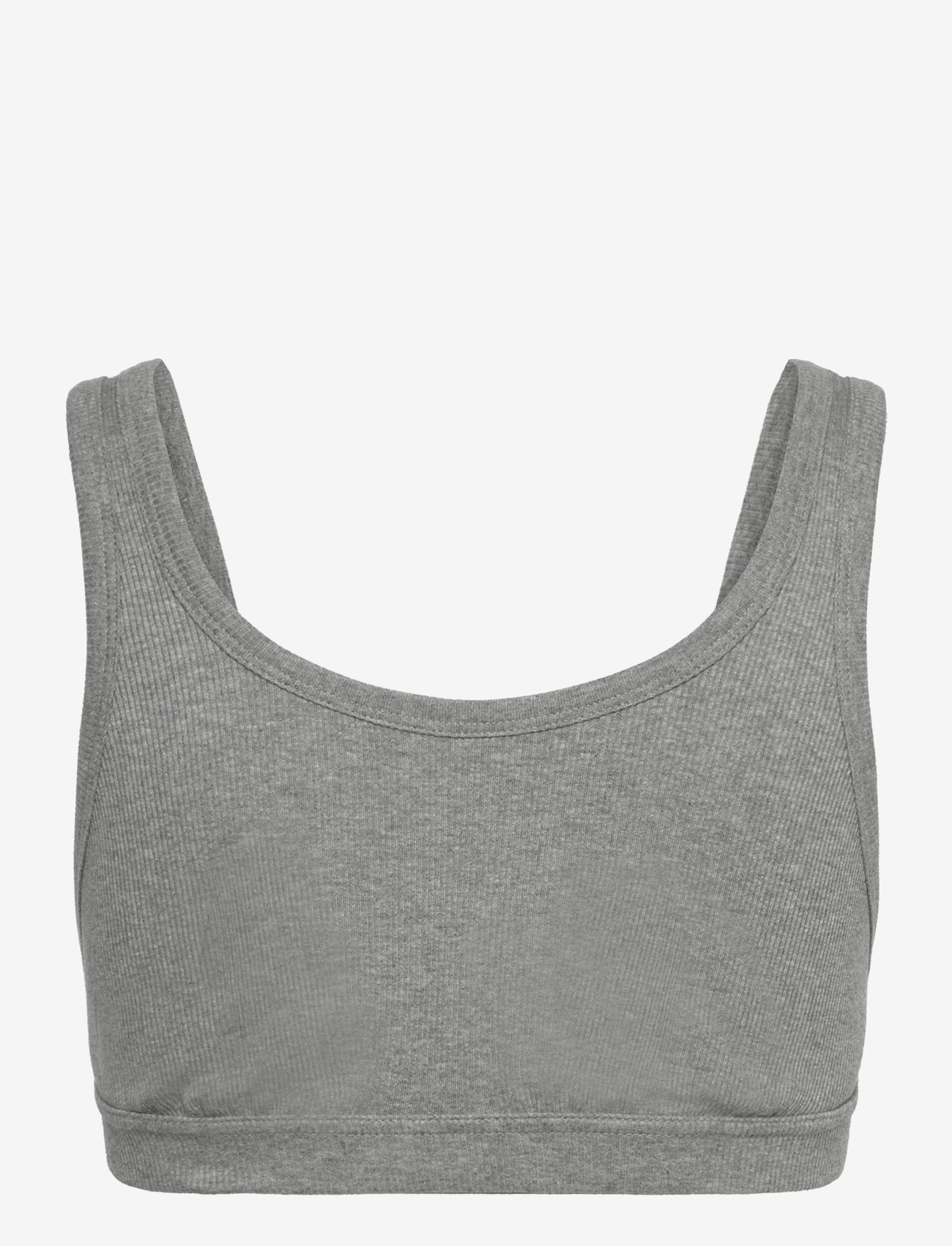 Organic Basics - True Rib Tank Bra - bh'er uden bøjle - grey melange - 1