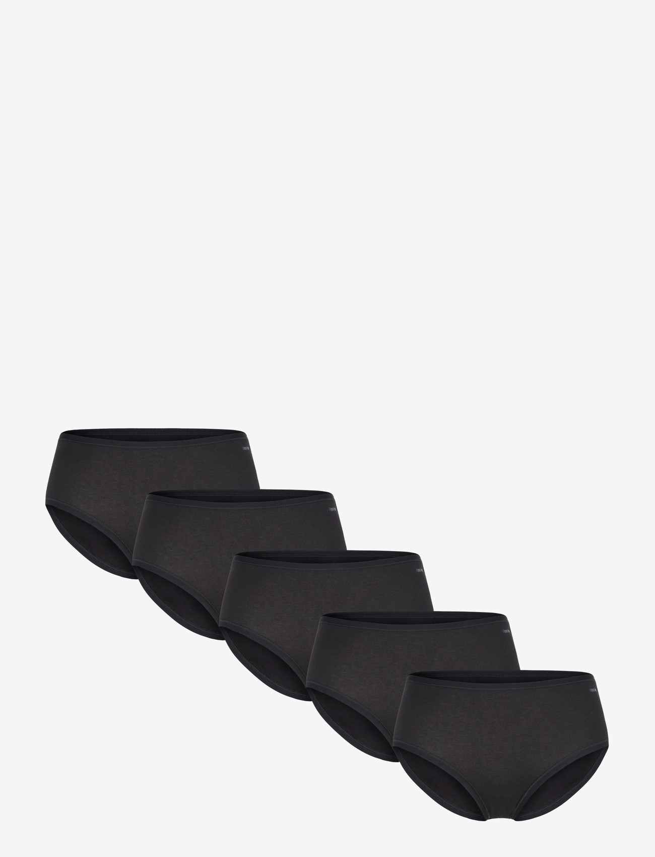 Organic Basics - Core Briefs 5-pack - briefs - black / black / black / black / black - 0