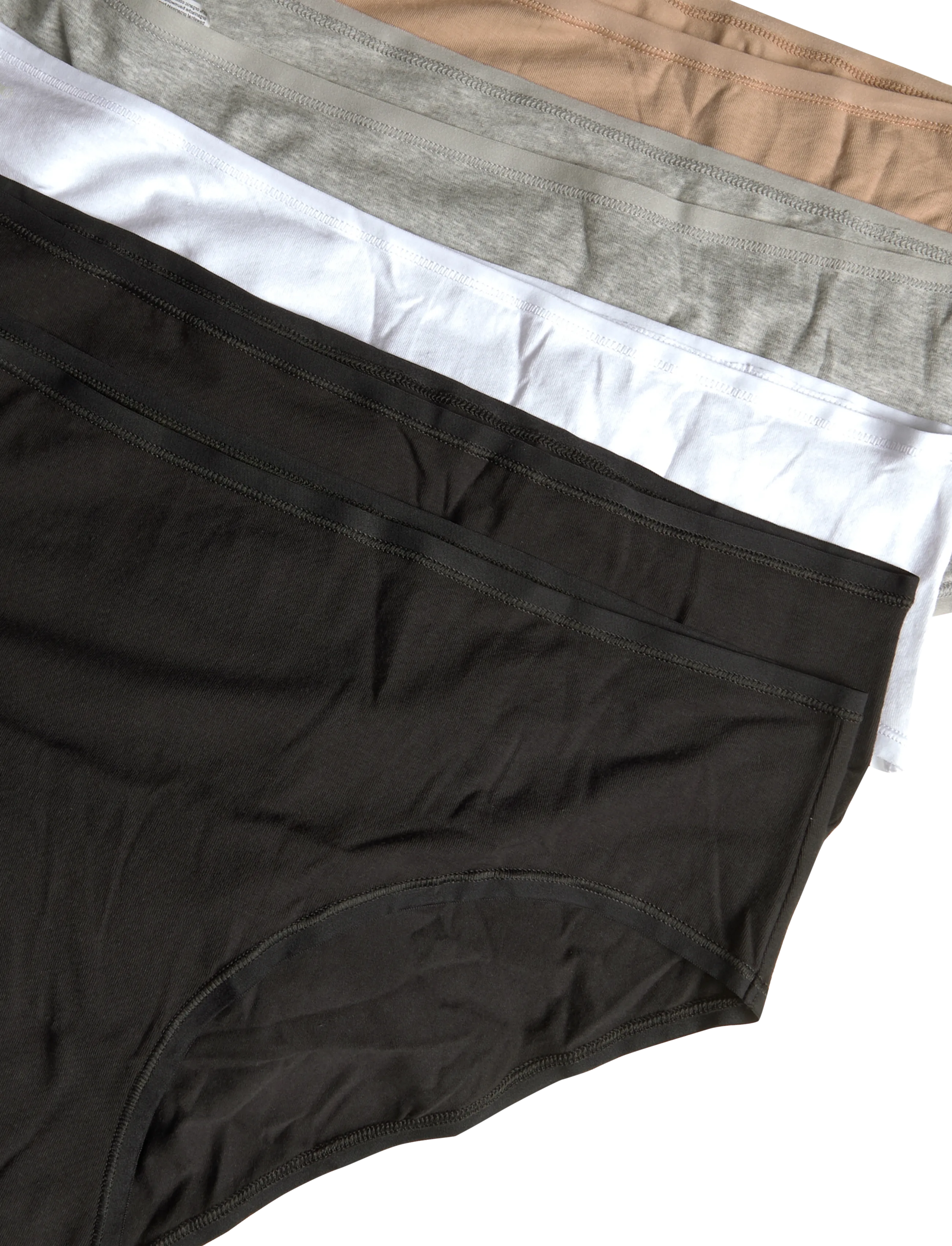 Organic Basics - Core Briefs 5-pack - naised - hazelnut/white/grey melange/black/black - 2