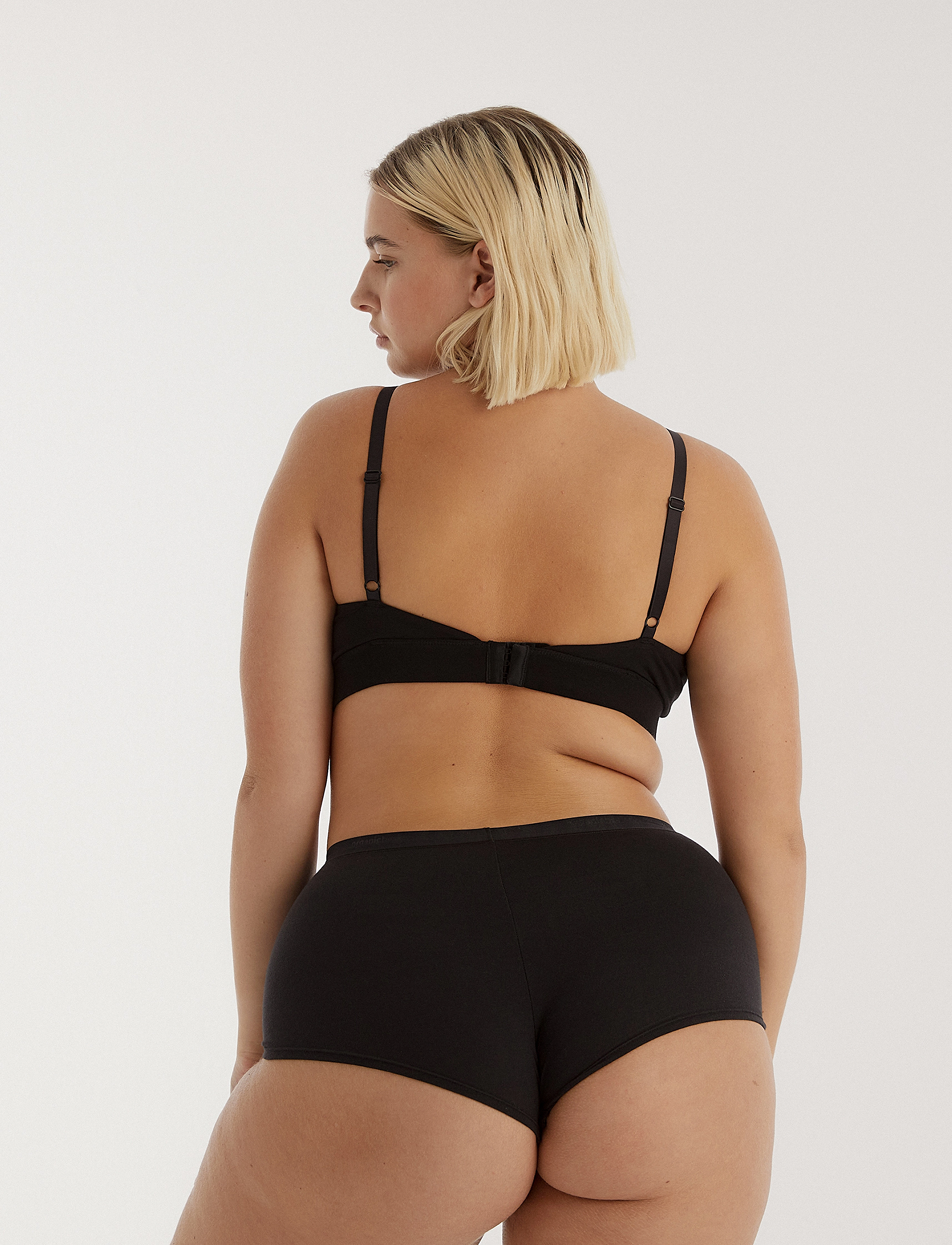 Organic Basics - Core Shorty 5-pack - briefs - black / black / black / black / black - 2