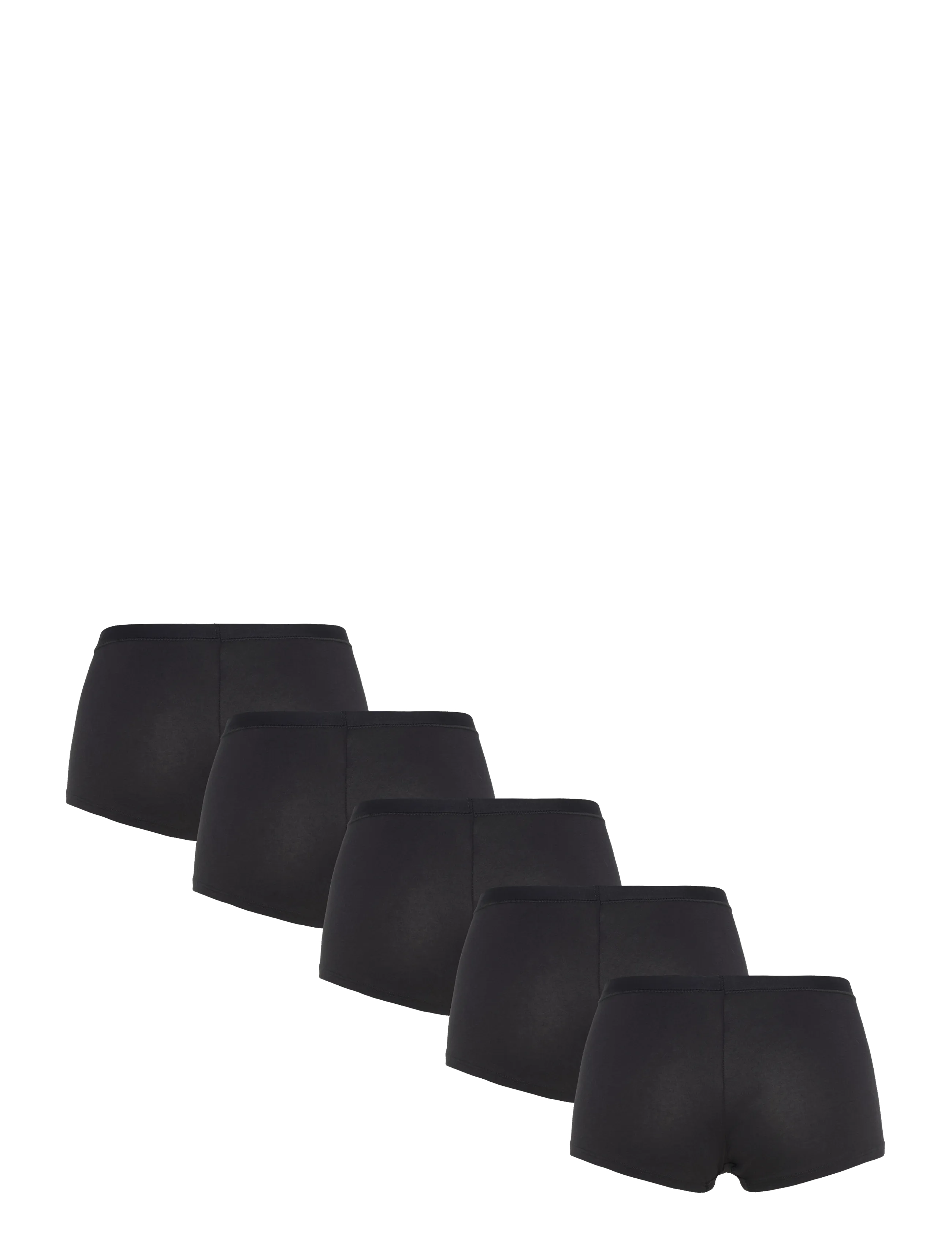 Organic Basics - Core Shorty 5-pack - briefs - black / black / black / black / black - 5