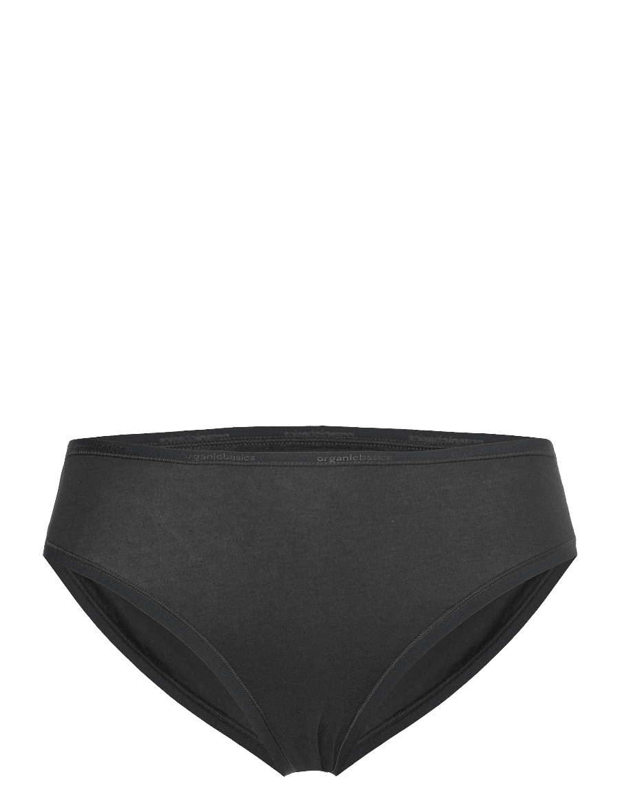 Organic Basics - Core High-Leg Briefs - culottes et slips - black - 1