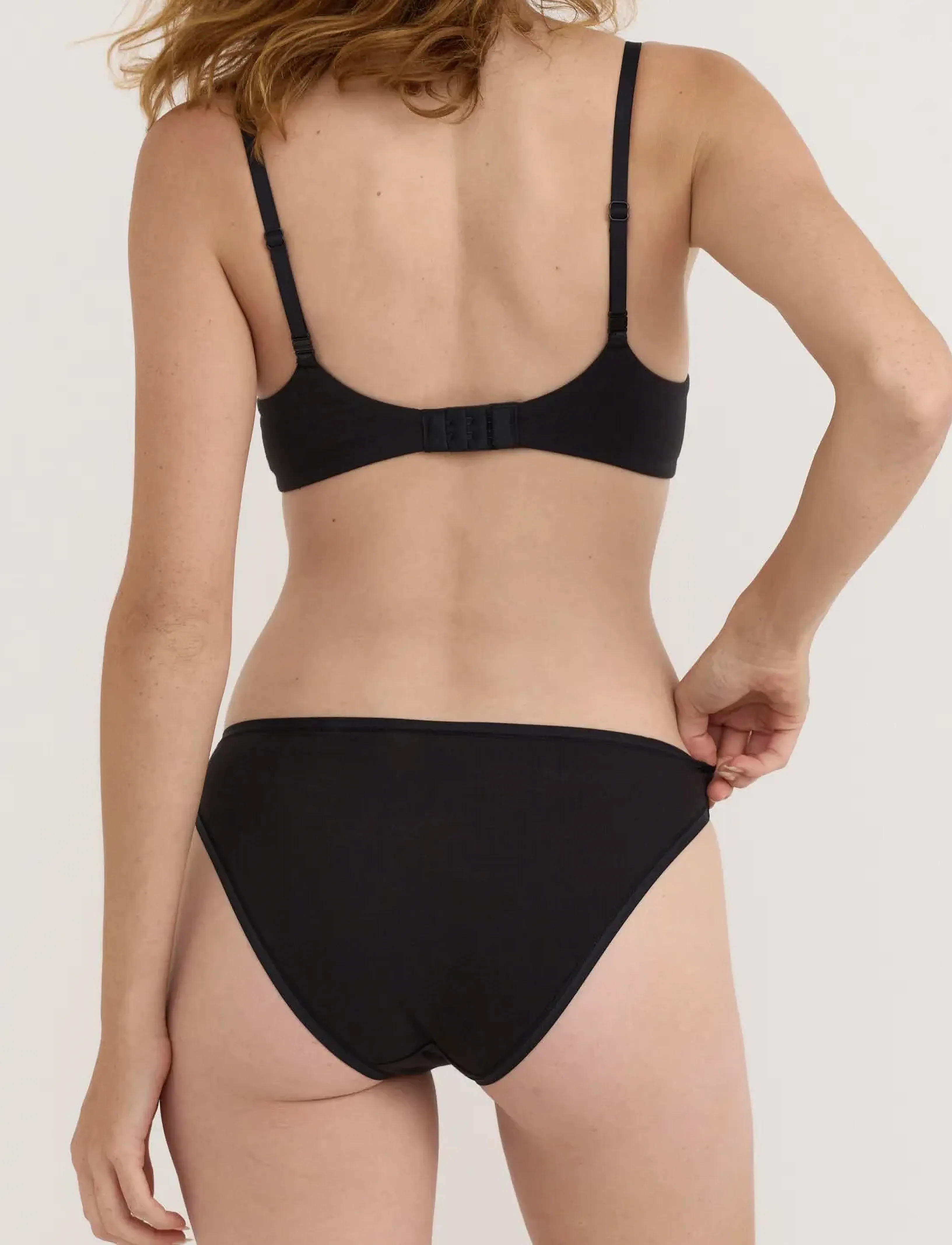 Organic Basics - Core High-Leg Briefs - culottes et slips - black - 5