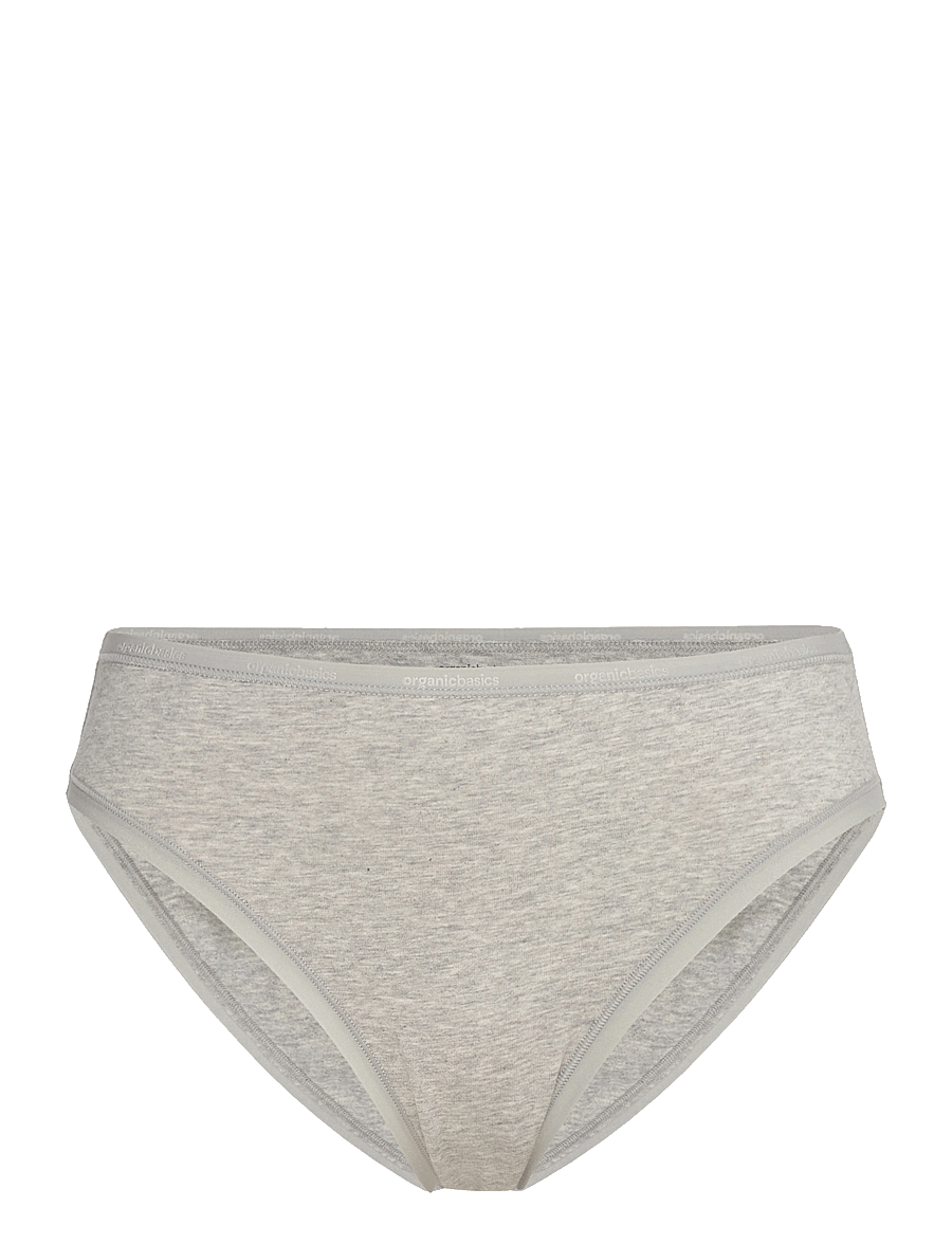 Organic Basics - Core High-Leg Briefs - culottes et slips - grey melange - 1