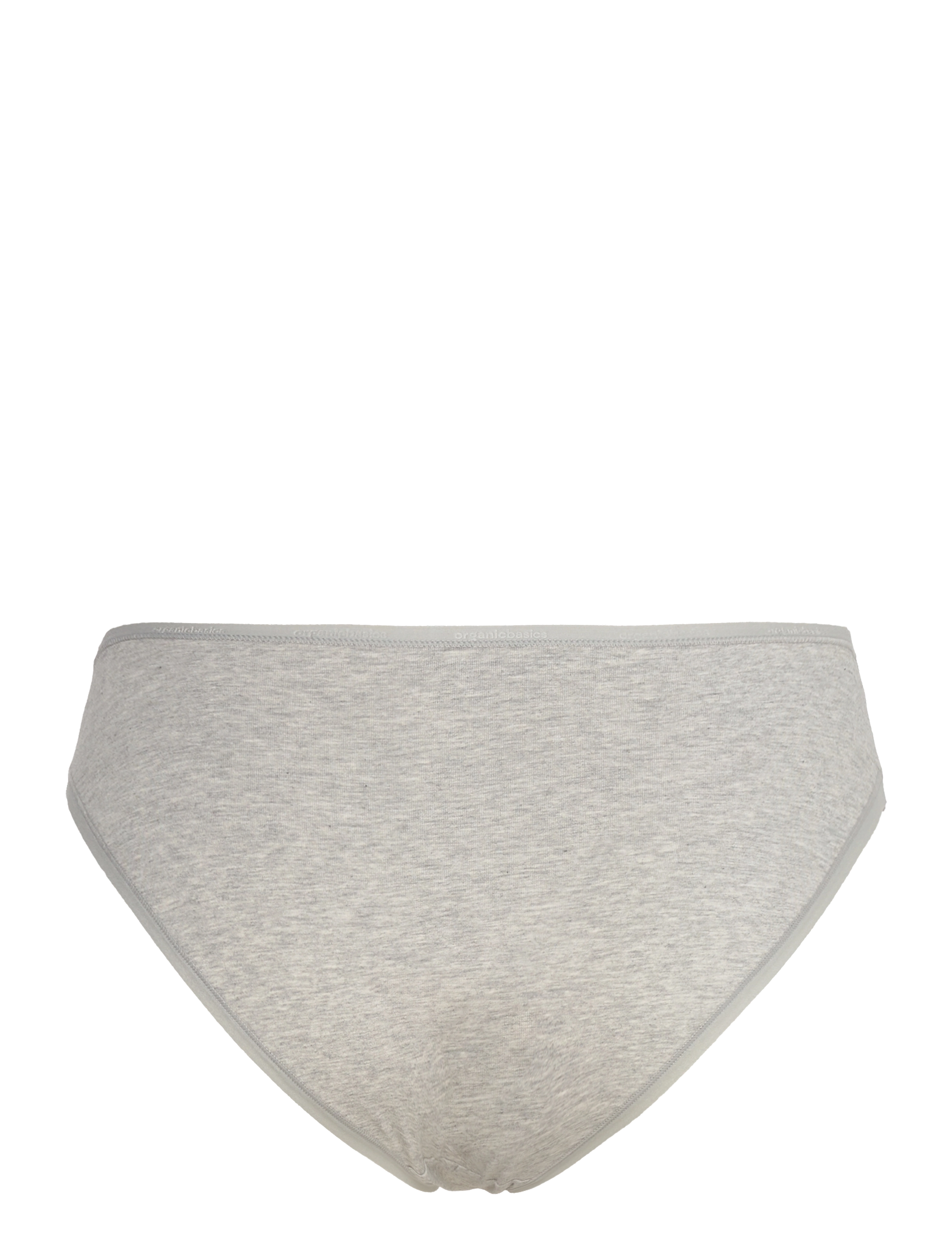 Organic Basics - Core High-Leg Briefs - culottes et slips - grey melange - 2