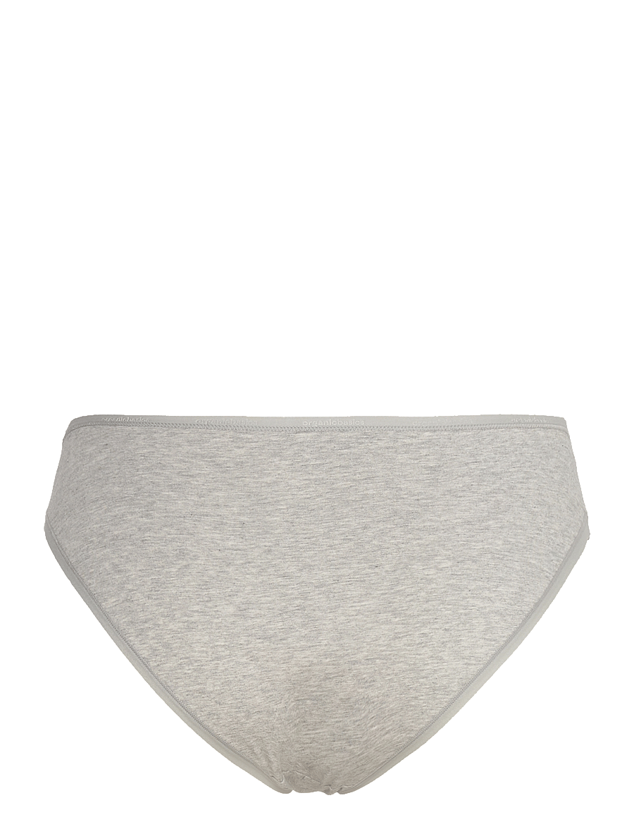 Organic Basics - Core High-Leg Briefs - culottes et slips - grey melange - 2