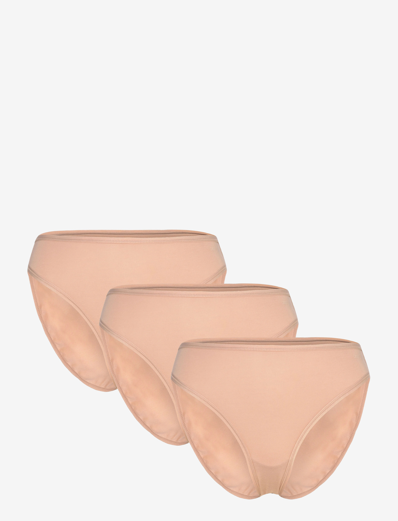 Organic Basics - Core High-Leg Briefs 3-Pack - alltags-style - hazelnut / hazelnut / hazelnut - 0
