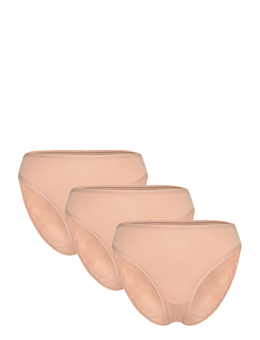 Organic Basics - Core High-Leg Briefs 3-Pack - alltags-style - hazelnut / hazelnut / hazelnut - 1