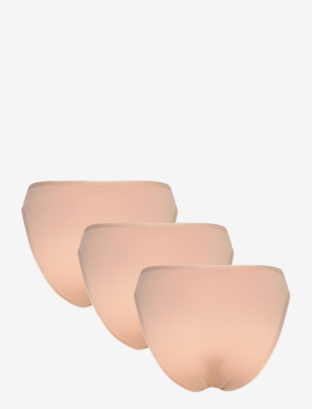 Organic Basics - Core High-Leg Briefs 3-Pack - alltags-style - hazelnut / hazelnut / hazelnut - 1
