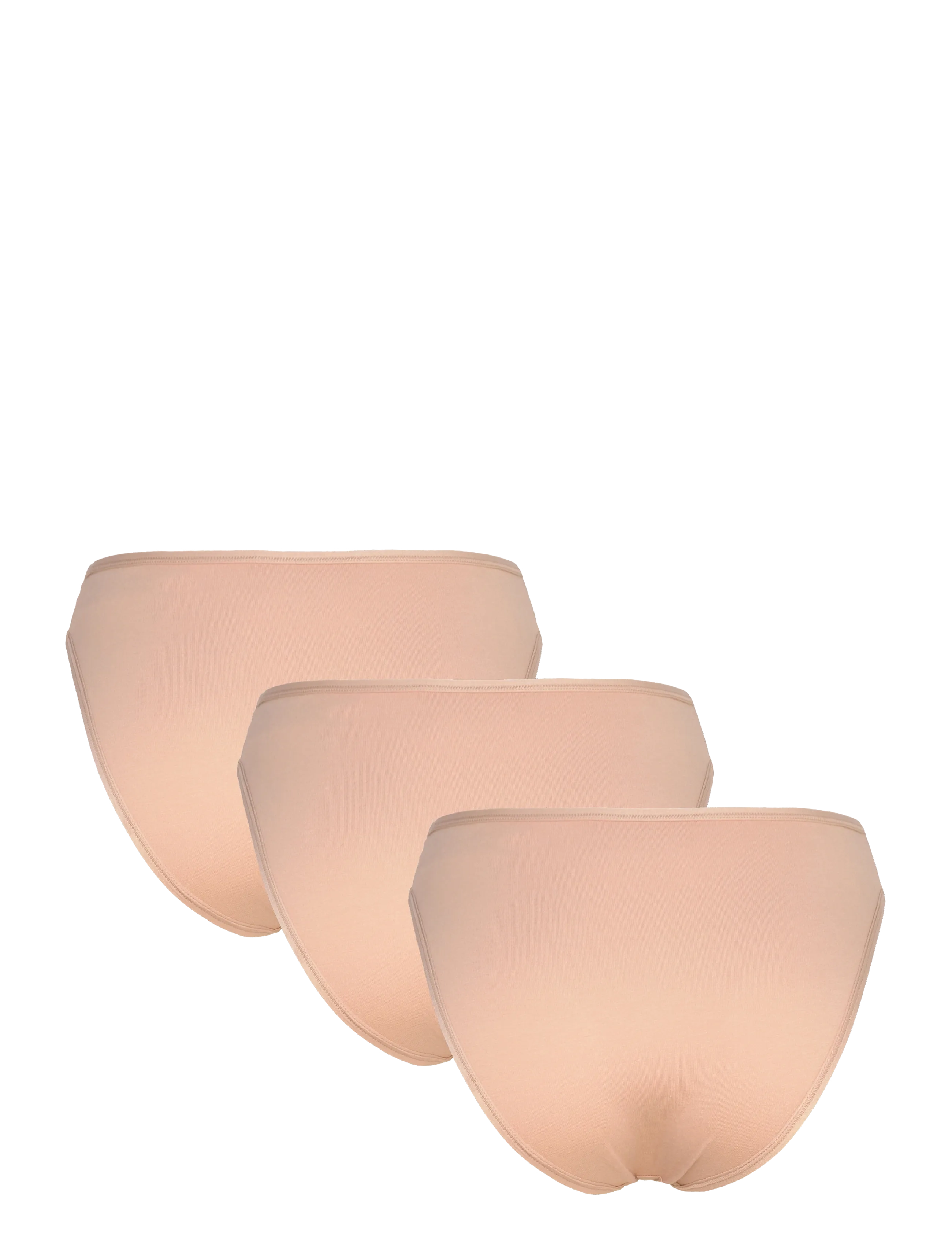 Organic Basics - Core High-Leg Briefs 3-Pack - alltags-style - hazelnut / hazelnut / hazelnut - 2