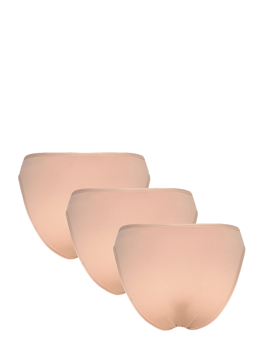 Organic Basics - Core High-Leg Briefs 3-Pack - alltags-style - hazelnut / hazelnut / hazelnut - 2