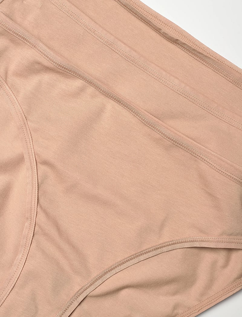 Organic Basics - Core High-Leg Briefs 3-Pack - alltags-style - hazelnut / hazelnut / hazelnut - 2