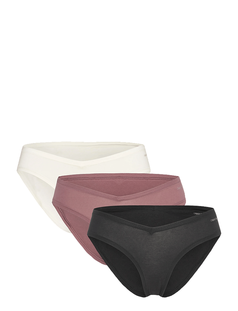 Organic Basics - Flex Hipster 3-pack - hipster & boxershorts - off white / rose wood / black - 1