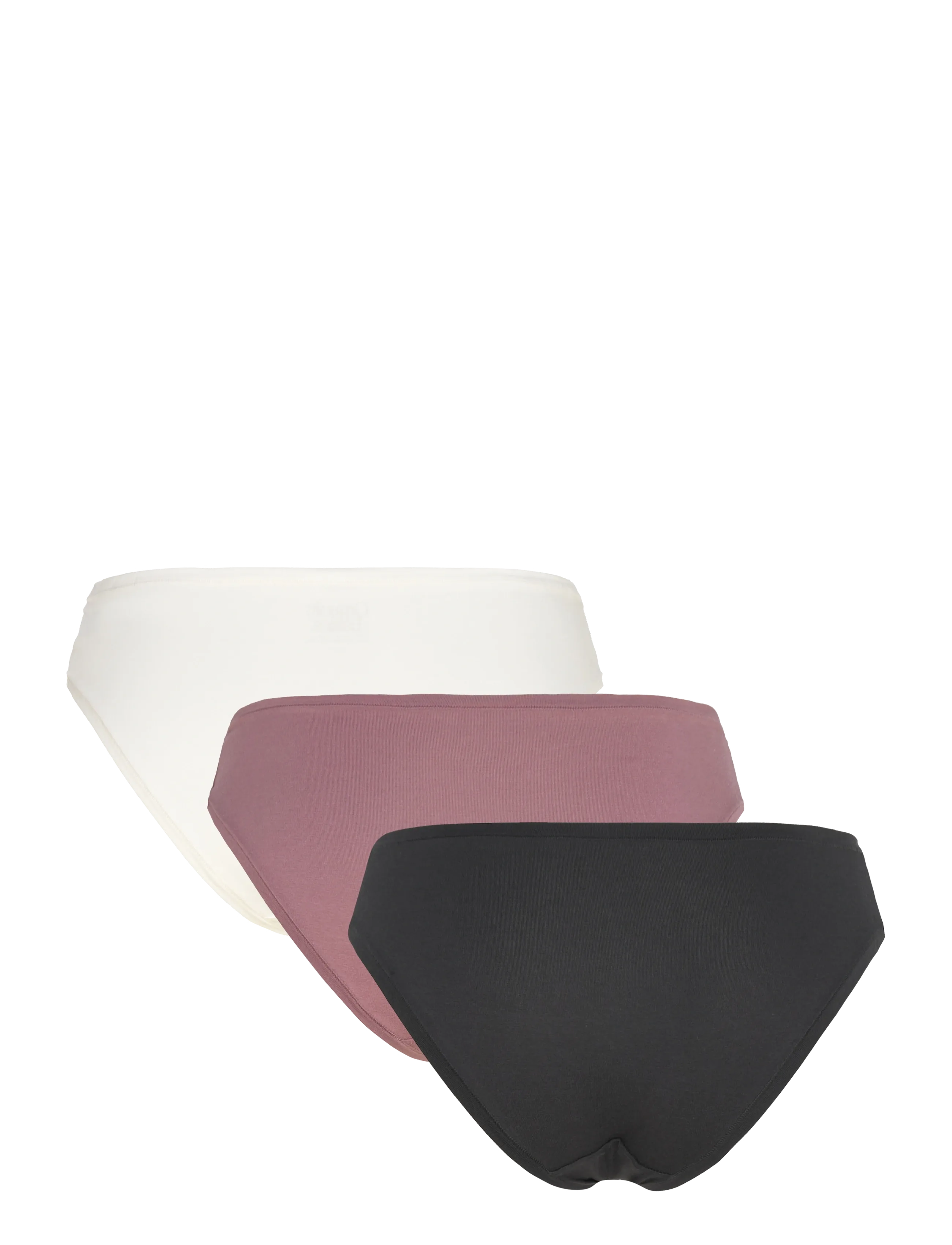 Organic Basics - Flex Hipster 3-pack - hipsterit & hotpantsit - off white / rose wood / black - 2
