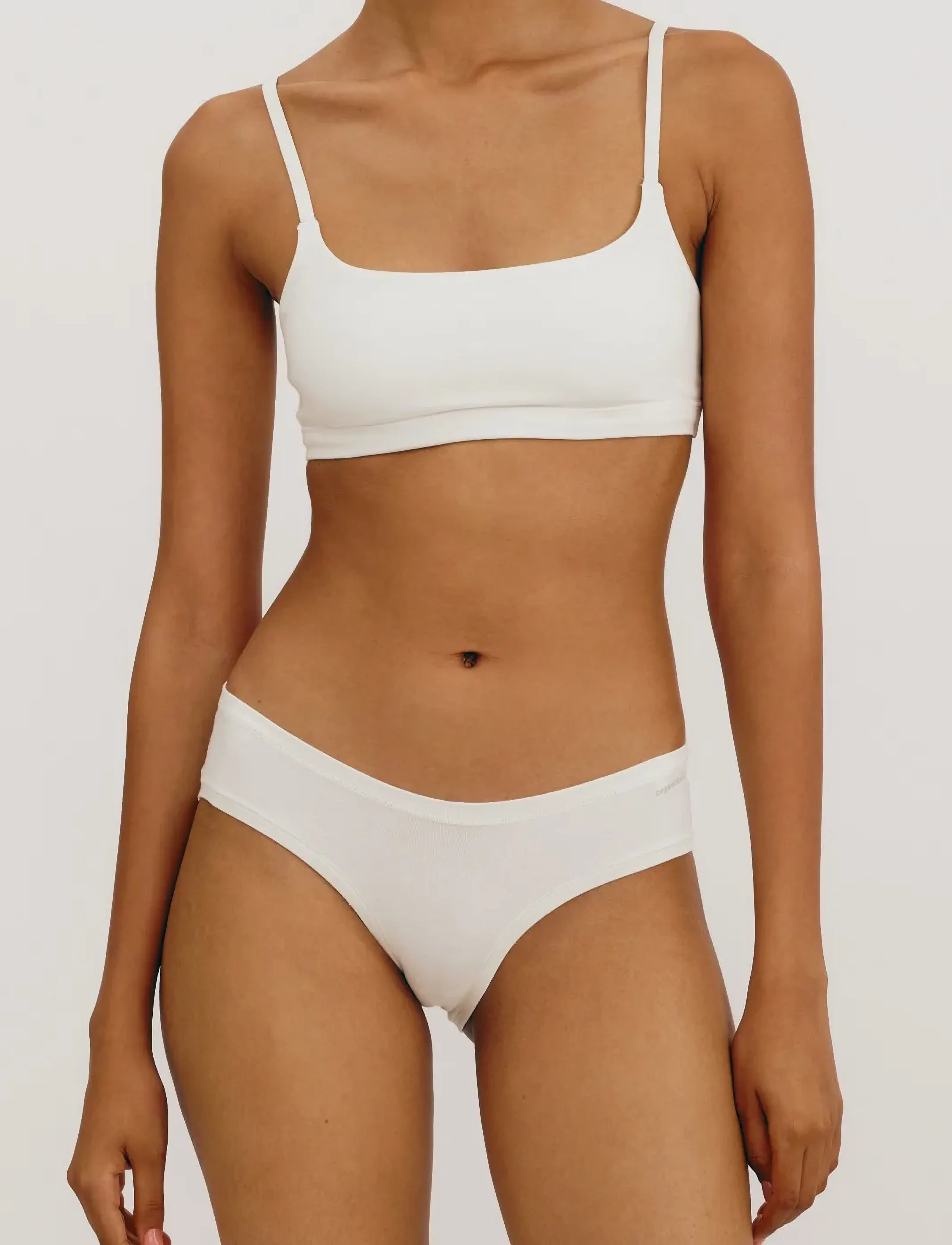 Organic Basics - Flex Hipster 3-pack - hipsterit & hotpantsit - off white / rose wood / black - 3