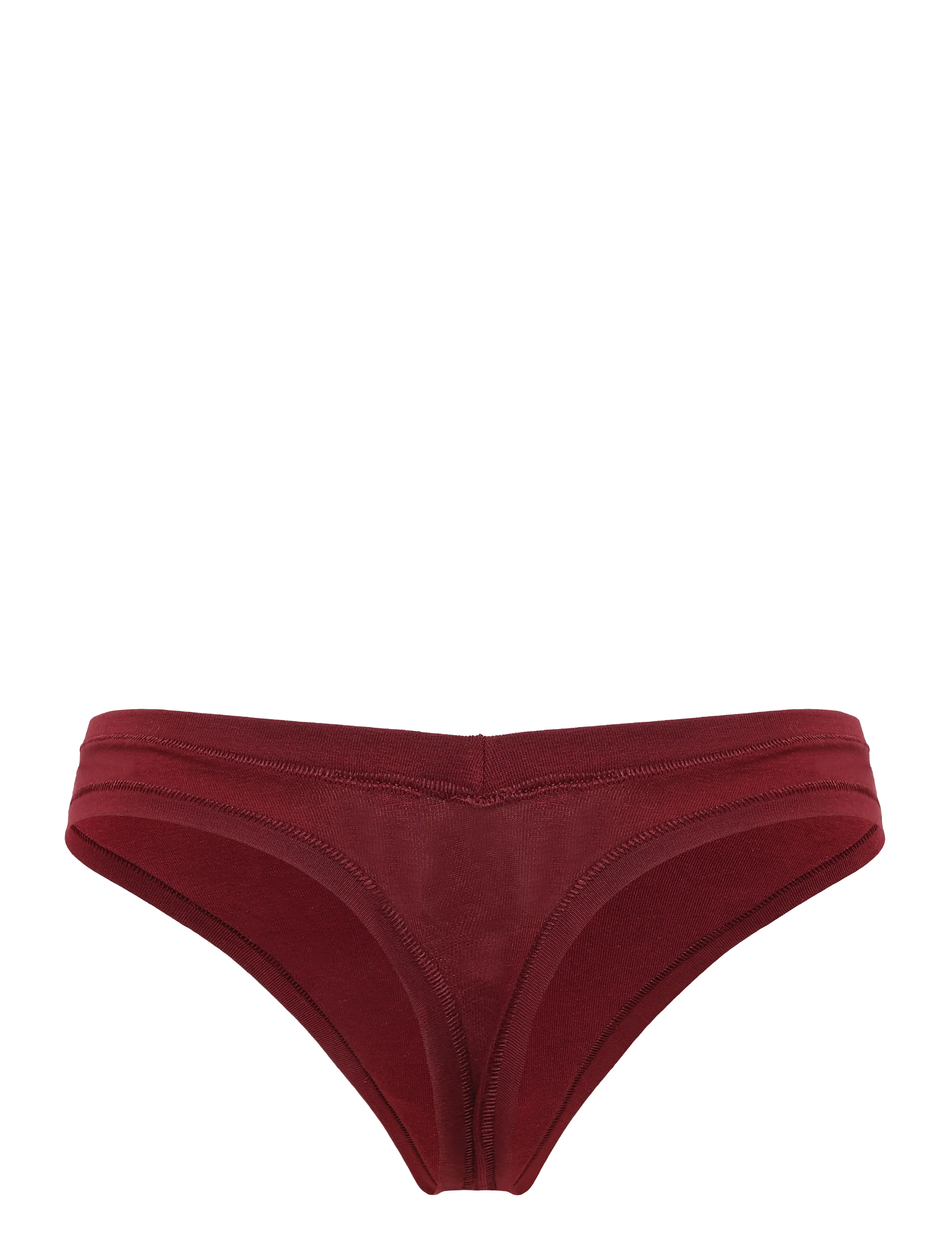 Organic Basics - Flex Thong - stringtrosor - cranberry - 2