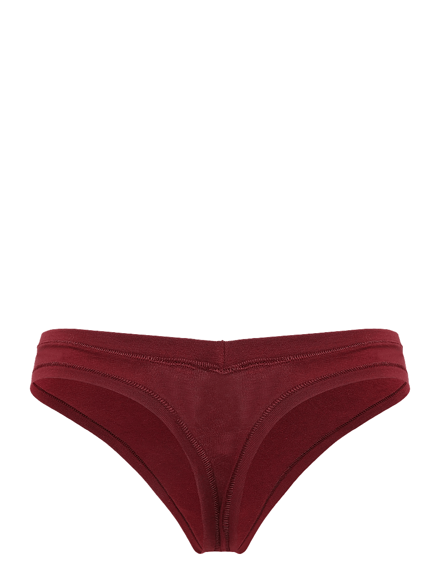Organic Basics - Flex Thong - stringtrosor - cranberry - 2