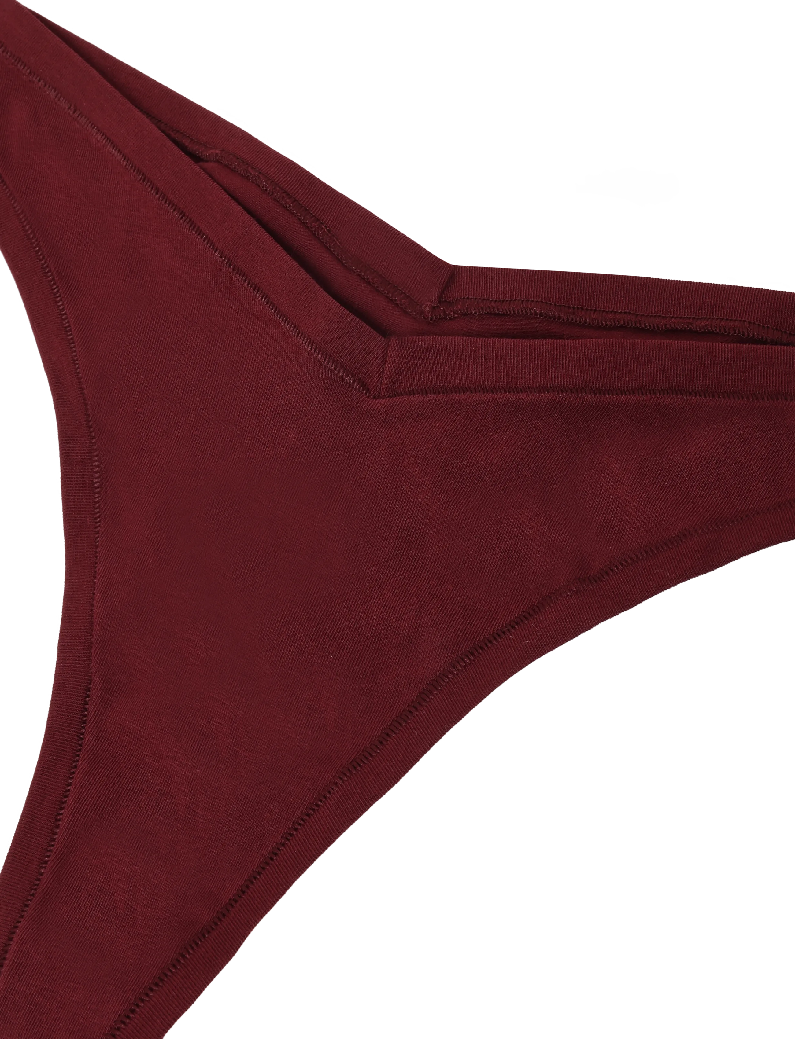 Organic Basics - Flex Thong - stringtrosor - cranberry - 4
