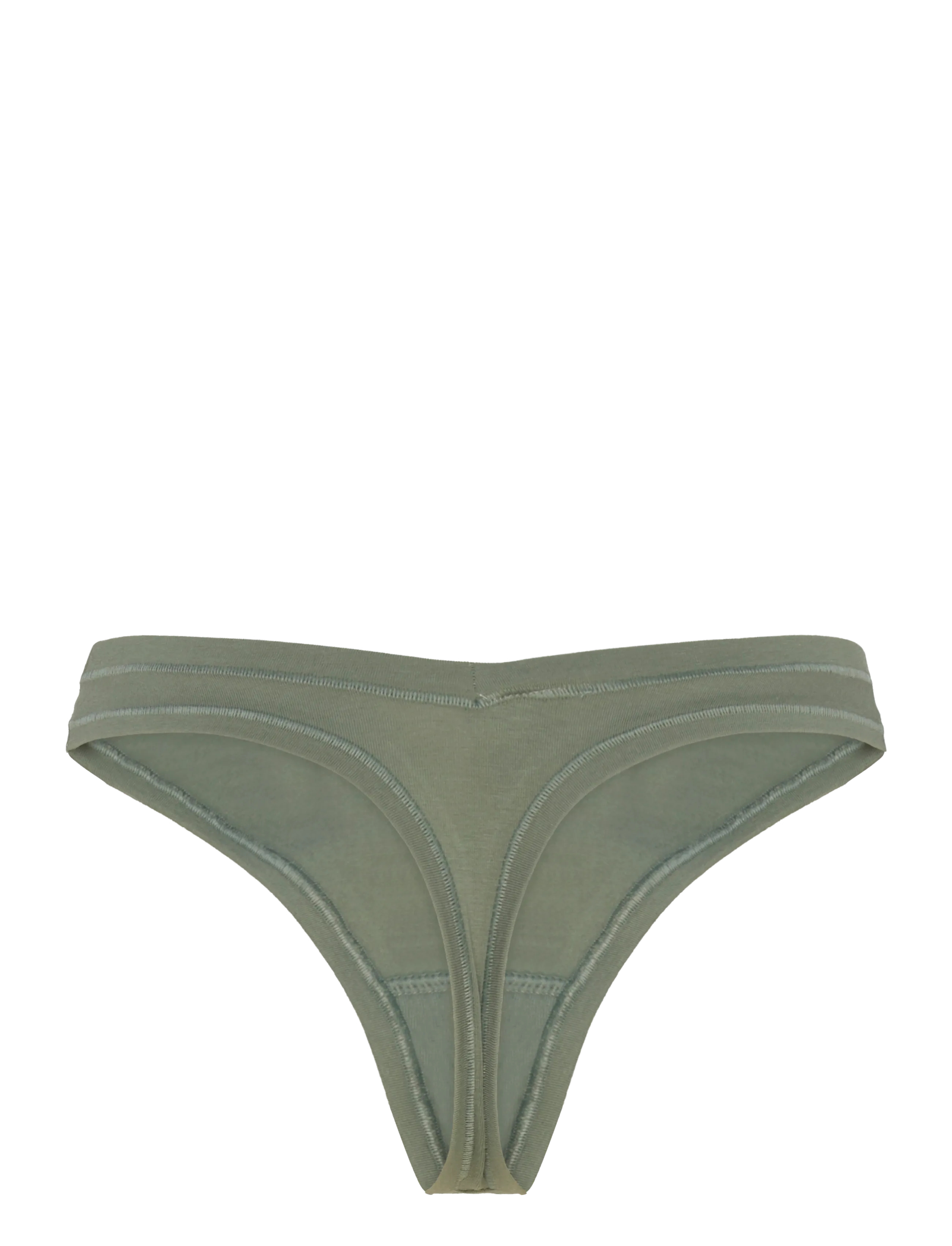 Organic Basics - Flex Thong - stringtrosor - seaweed - 1
