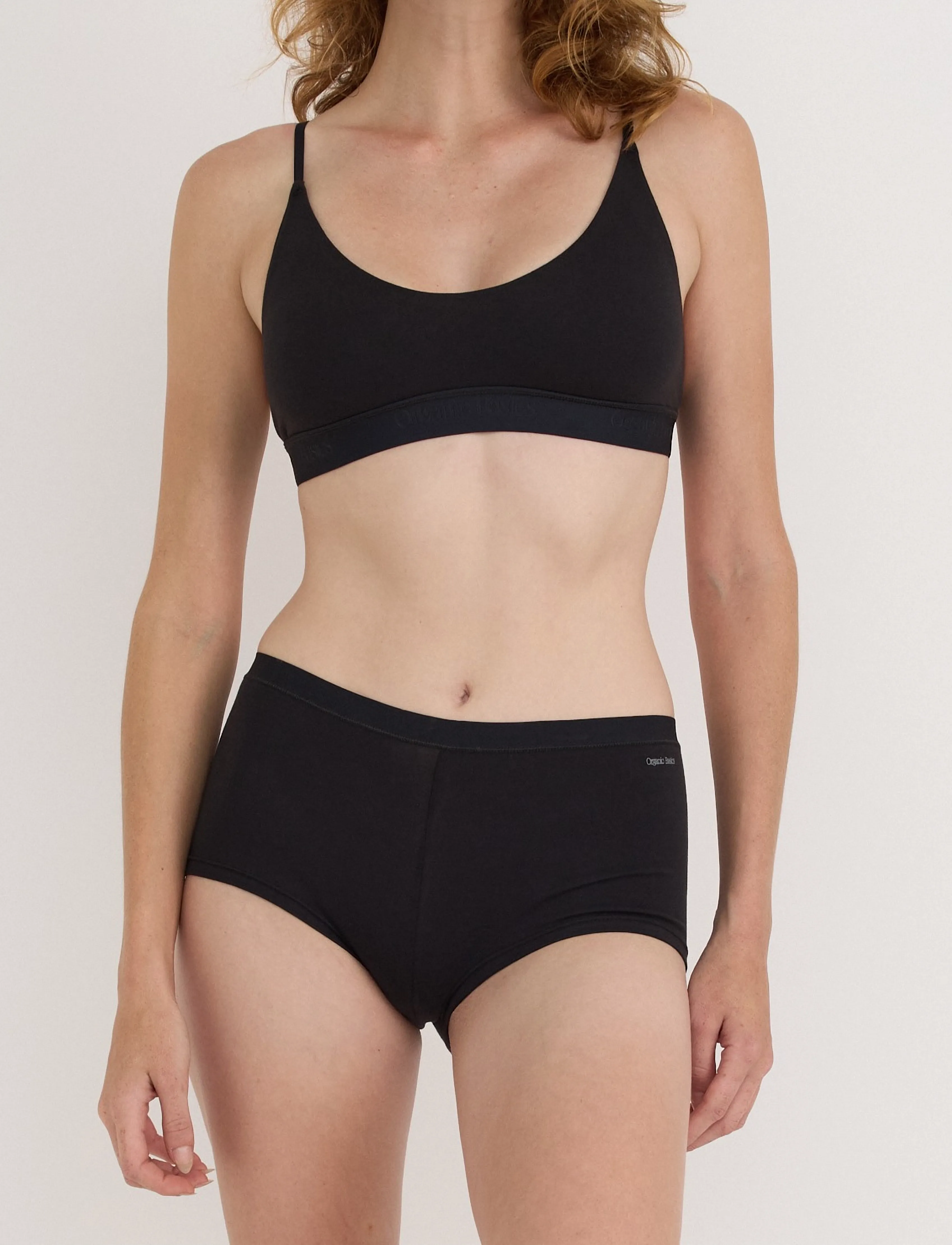 Organic Basics - Flex Shorty 5-Pack - damen - black / black / black / black / black - 2