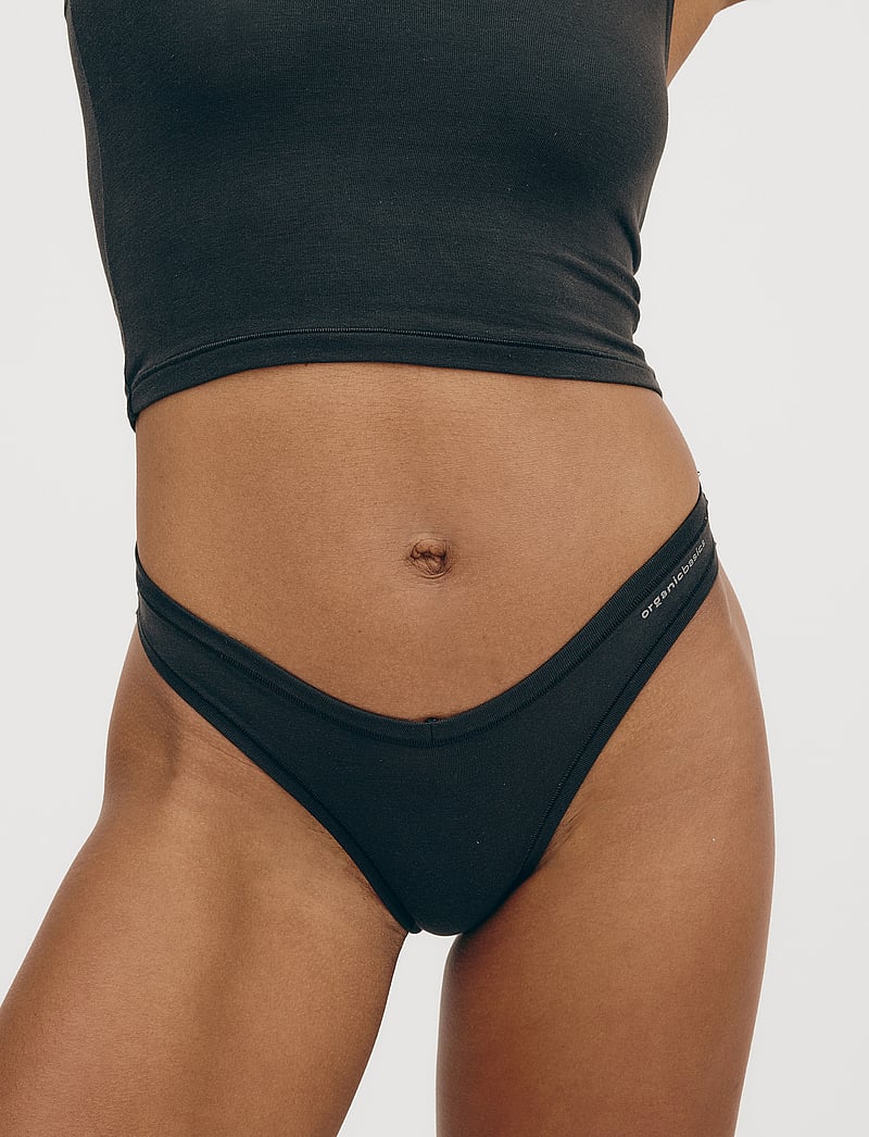 Organic Basics - Flex Cheeky Briefs 3-pack - briefs - off white/rose wood/black - 0