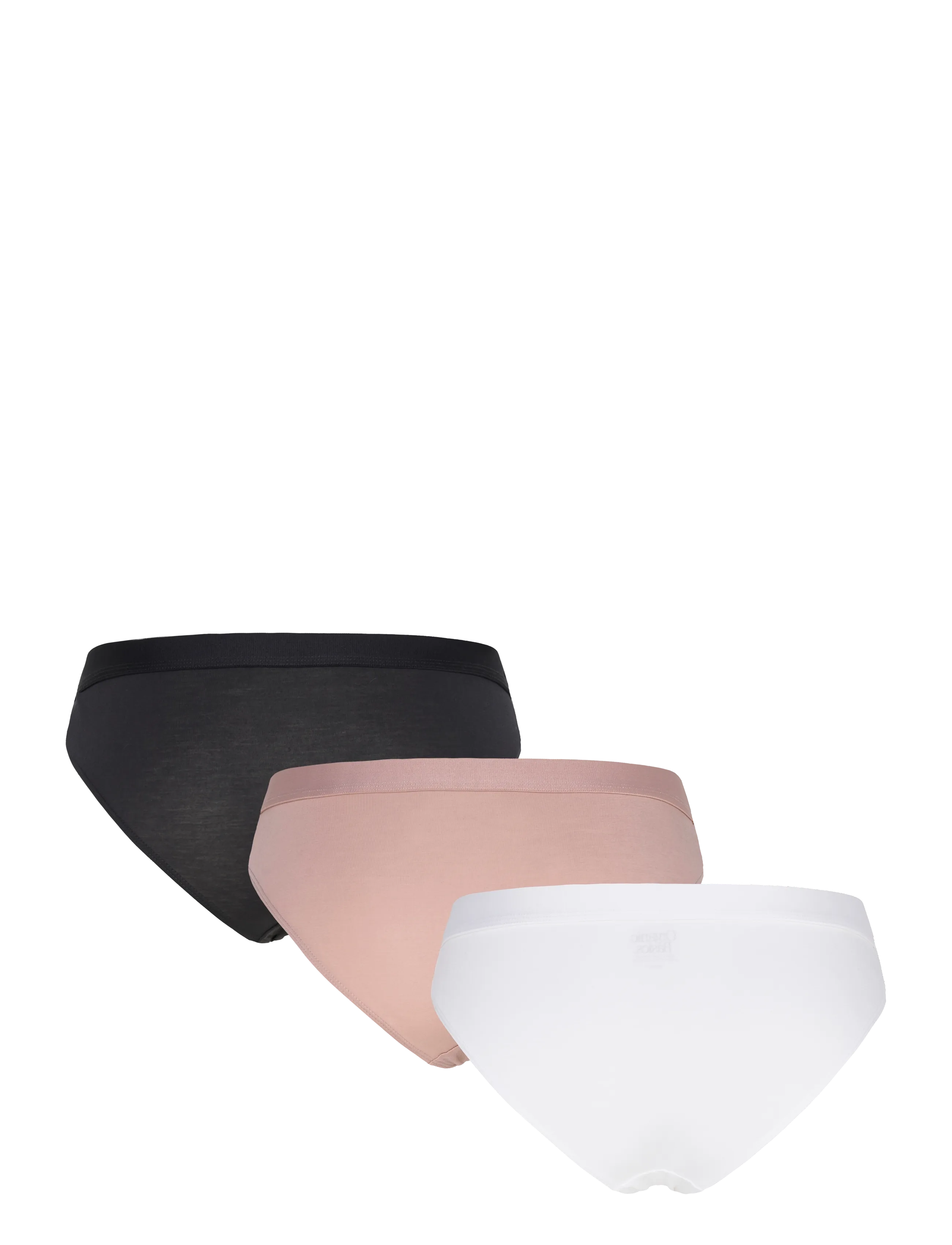 Organic Basics - Soft Touch Briefs 3-pack - naised - white / black / dusty rose - 2