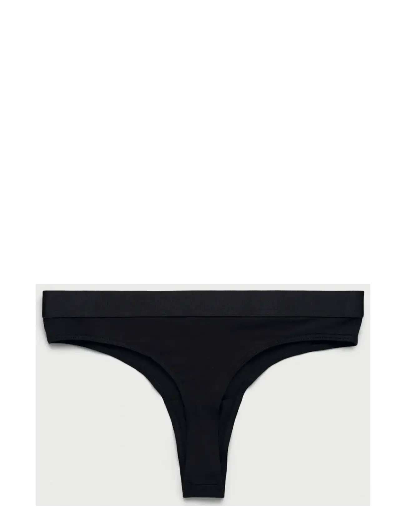 Organic Basics Soft Touch Thong - Organic Basics - BLACK / black