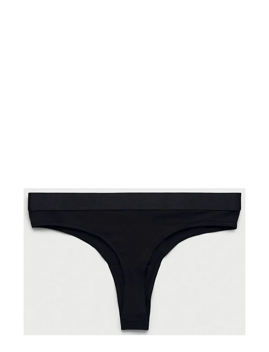 Organic Basics - Soft Touch Thong - tangas - black - 0