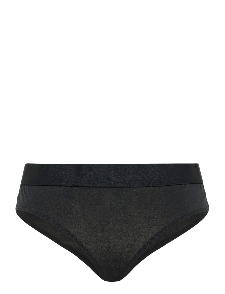 Organic Basics - Soft Touch Thong - tangas - black - 1